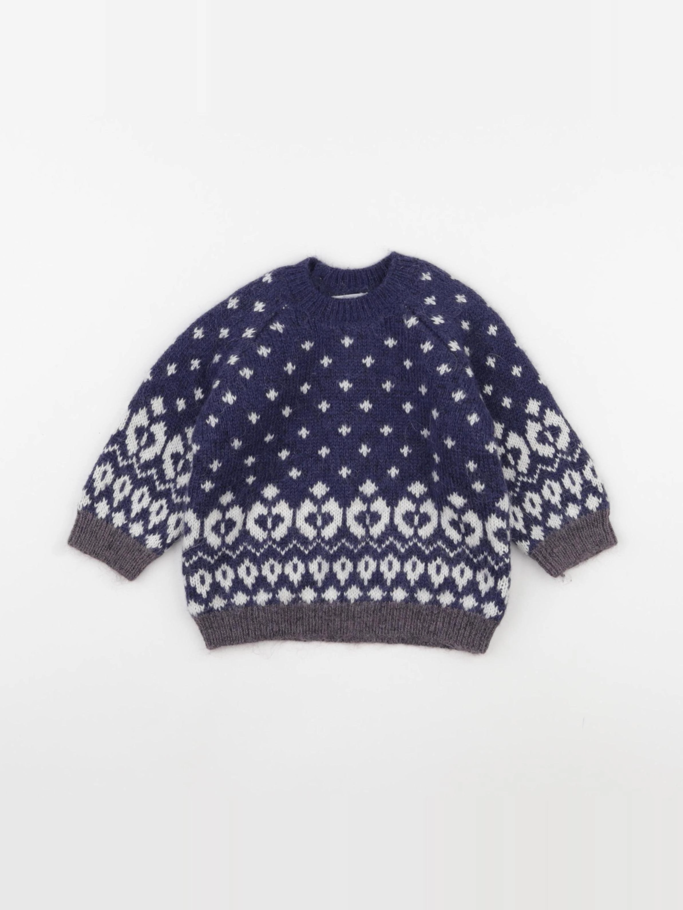 Zara - pull bleu - 9/12 mois