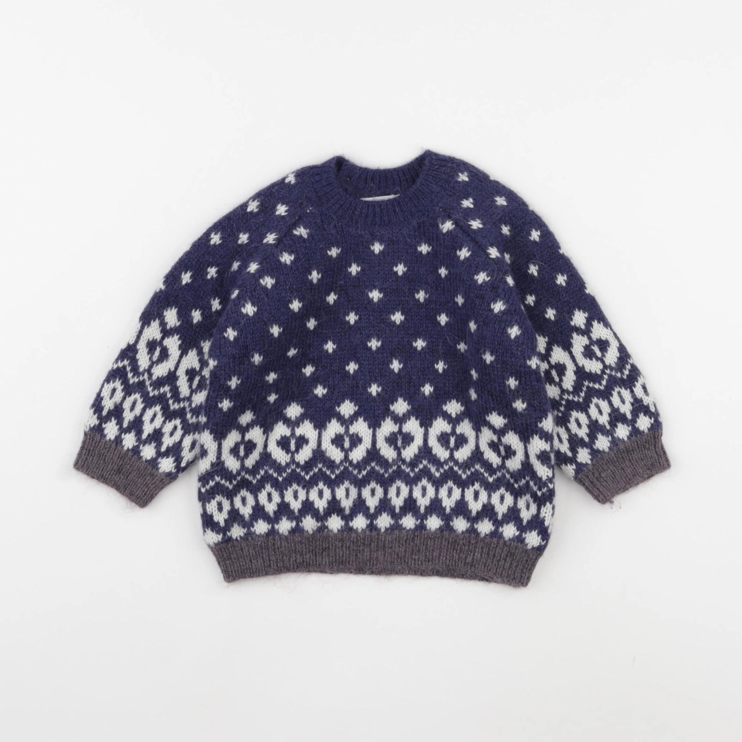 Zara - pull bleu - 9/12 mois