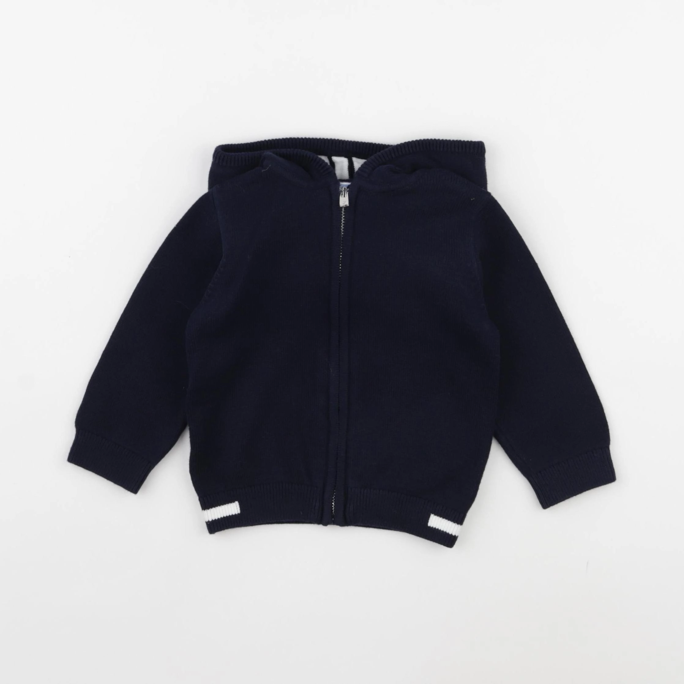 Jacadi - gilet bleu - 12 mois