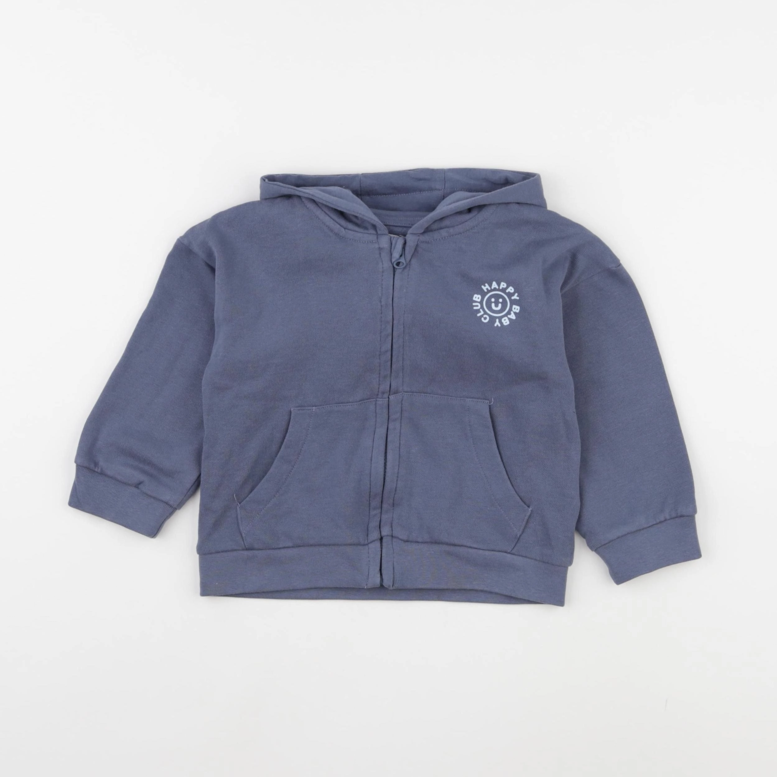 Vertbaudet - sweat bleu - 24 mois