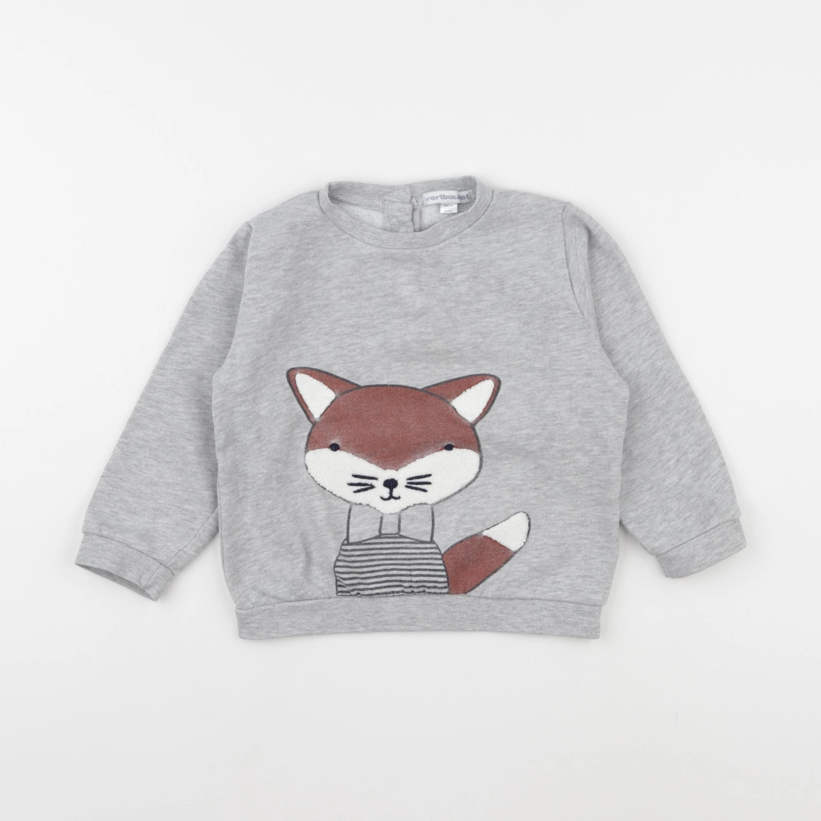 Vertbaudet - sweat gris - 3 ans