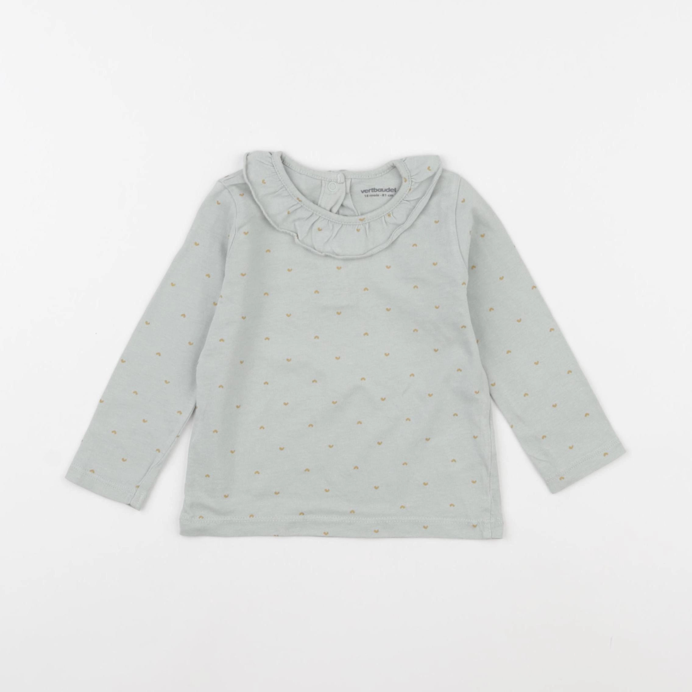 Vertbaudet - tee-shirt vert - 18 mois