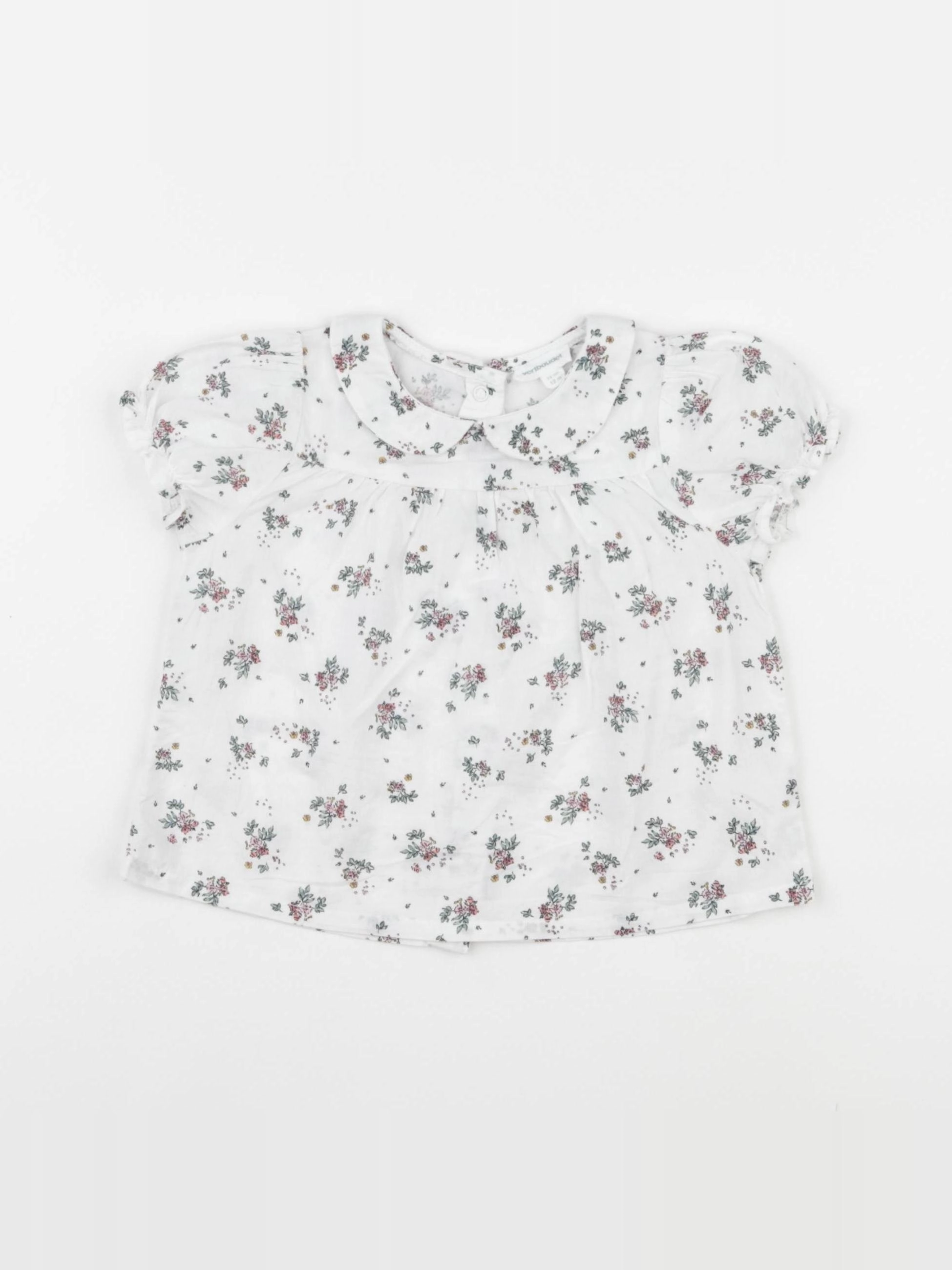Vertbaudet - blouse blanc - 12 mois