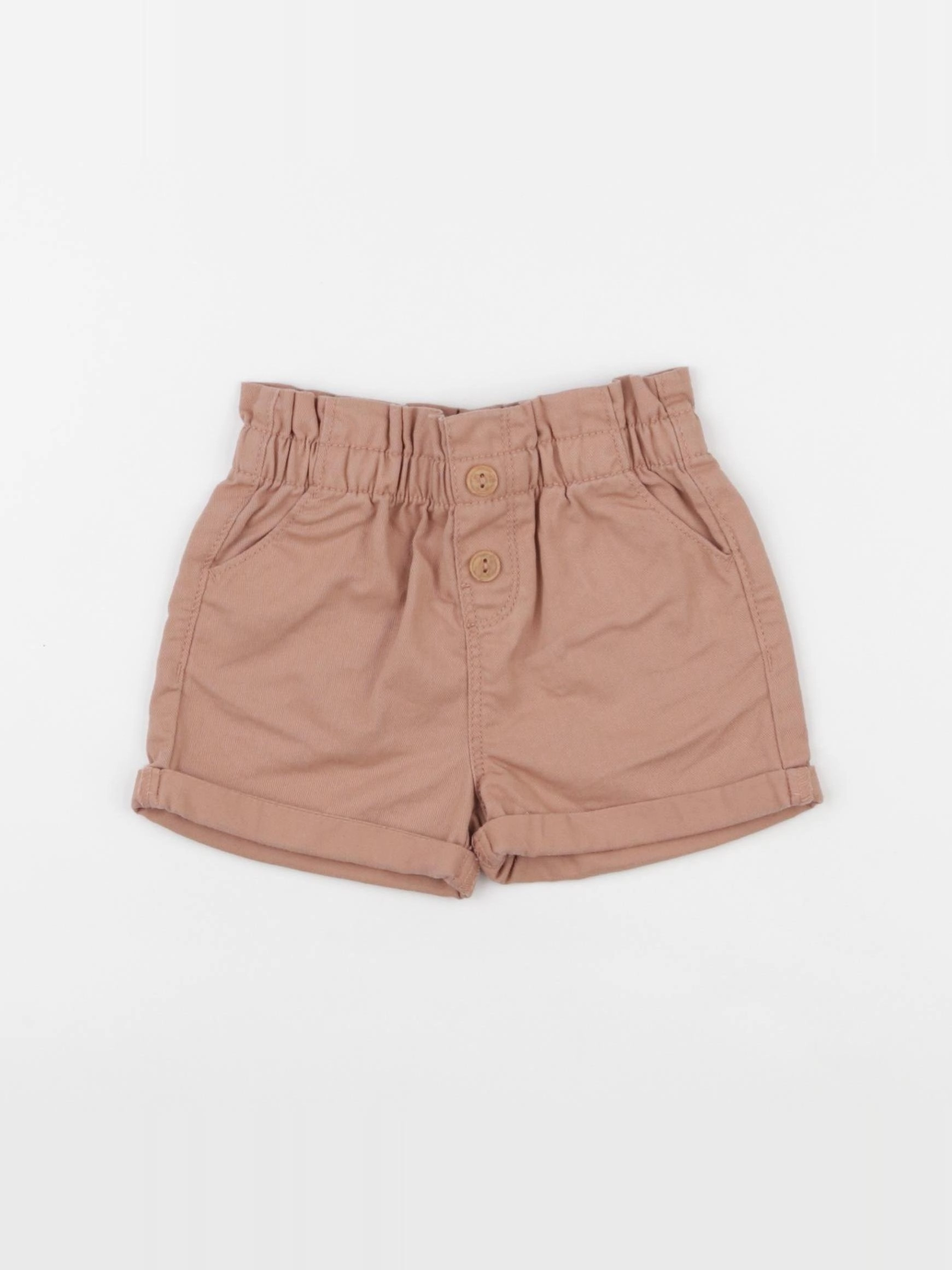 Vertbaudet - short rose - 12 mois