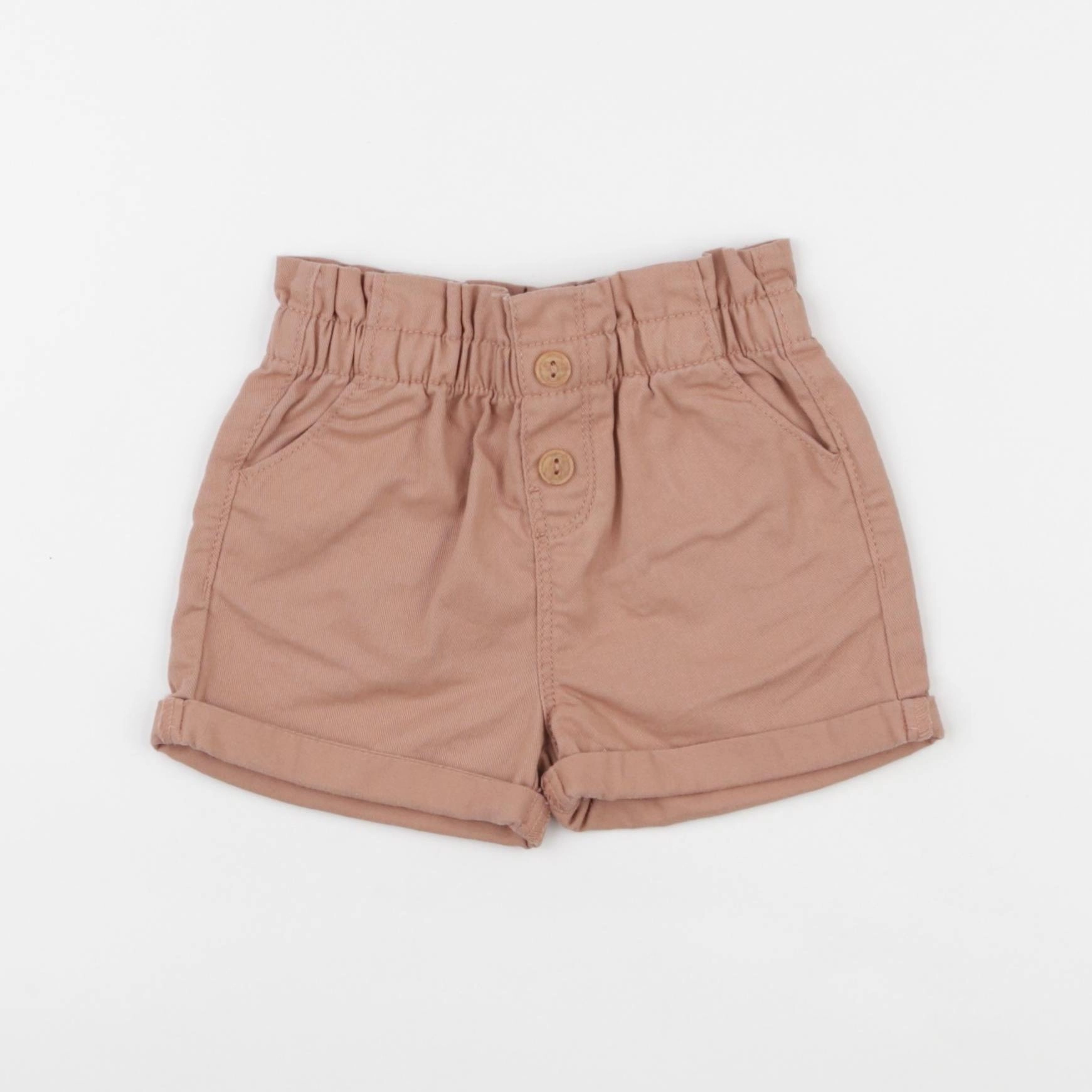 Vertbaudet - short rose - 12 mois
