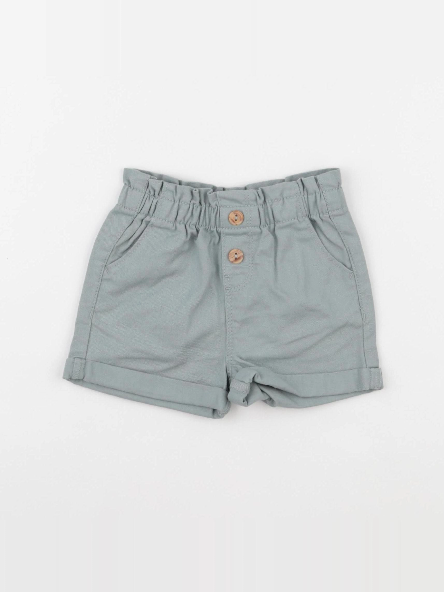Vertbaudet - short vert - 12 mois