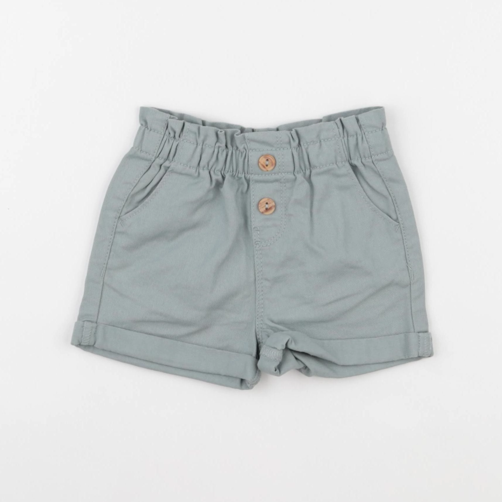 Vertbaudet - short vert - 12 mois