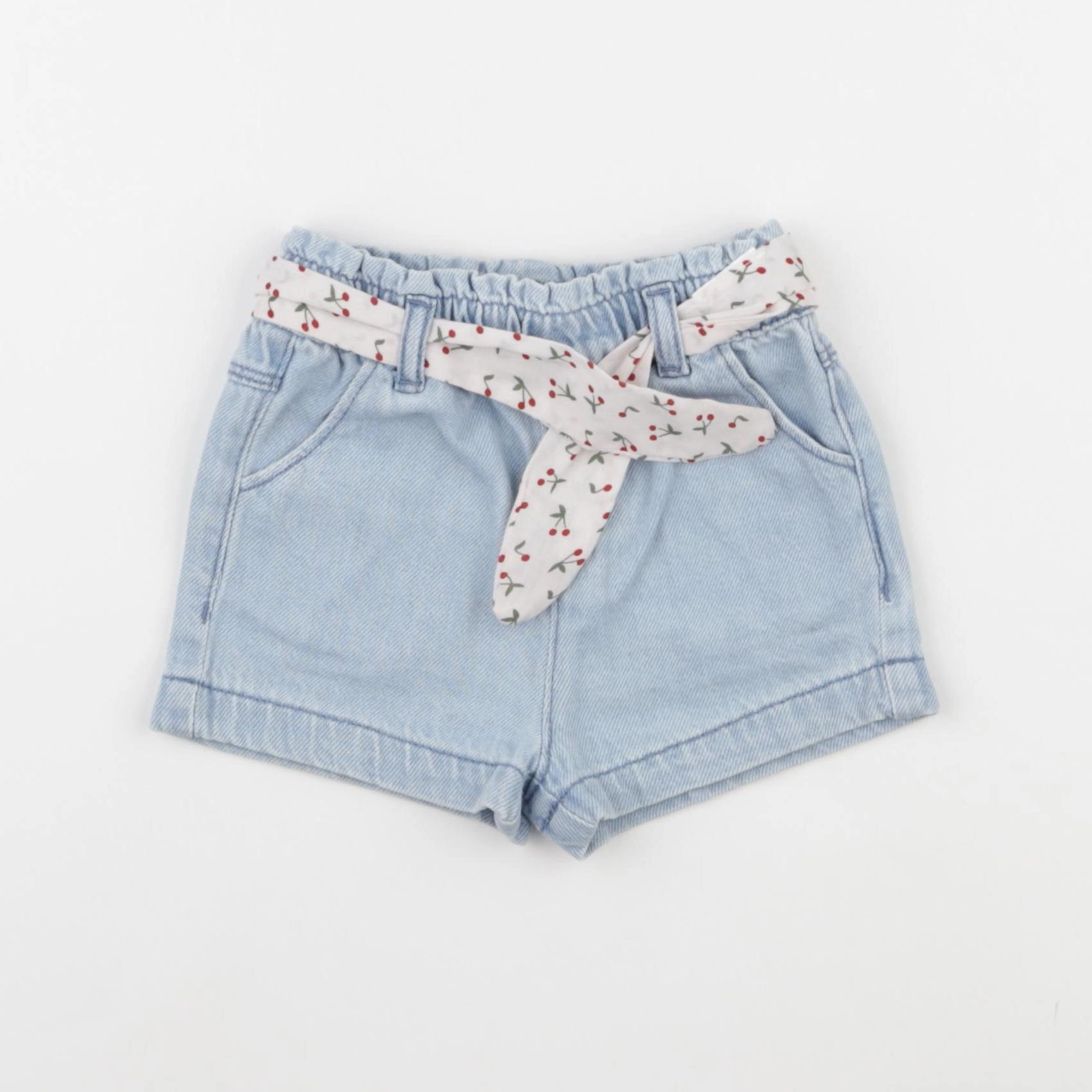 Vertbaudet - short bleu - 12 mois