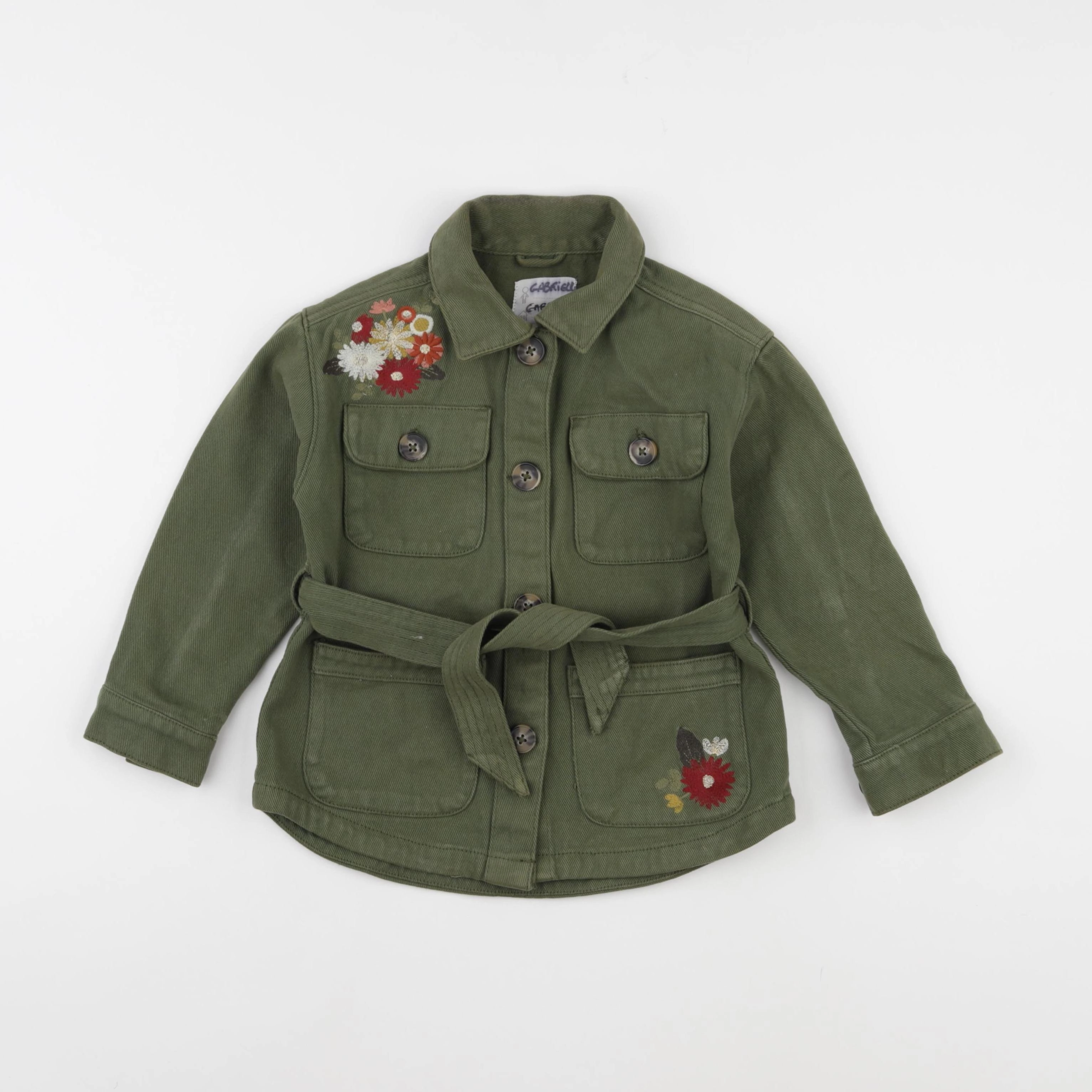 Vertbaudet - veste vert - 5 ans