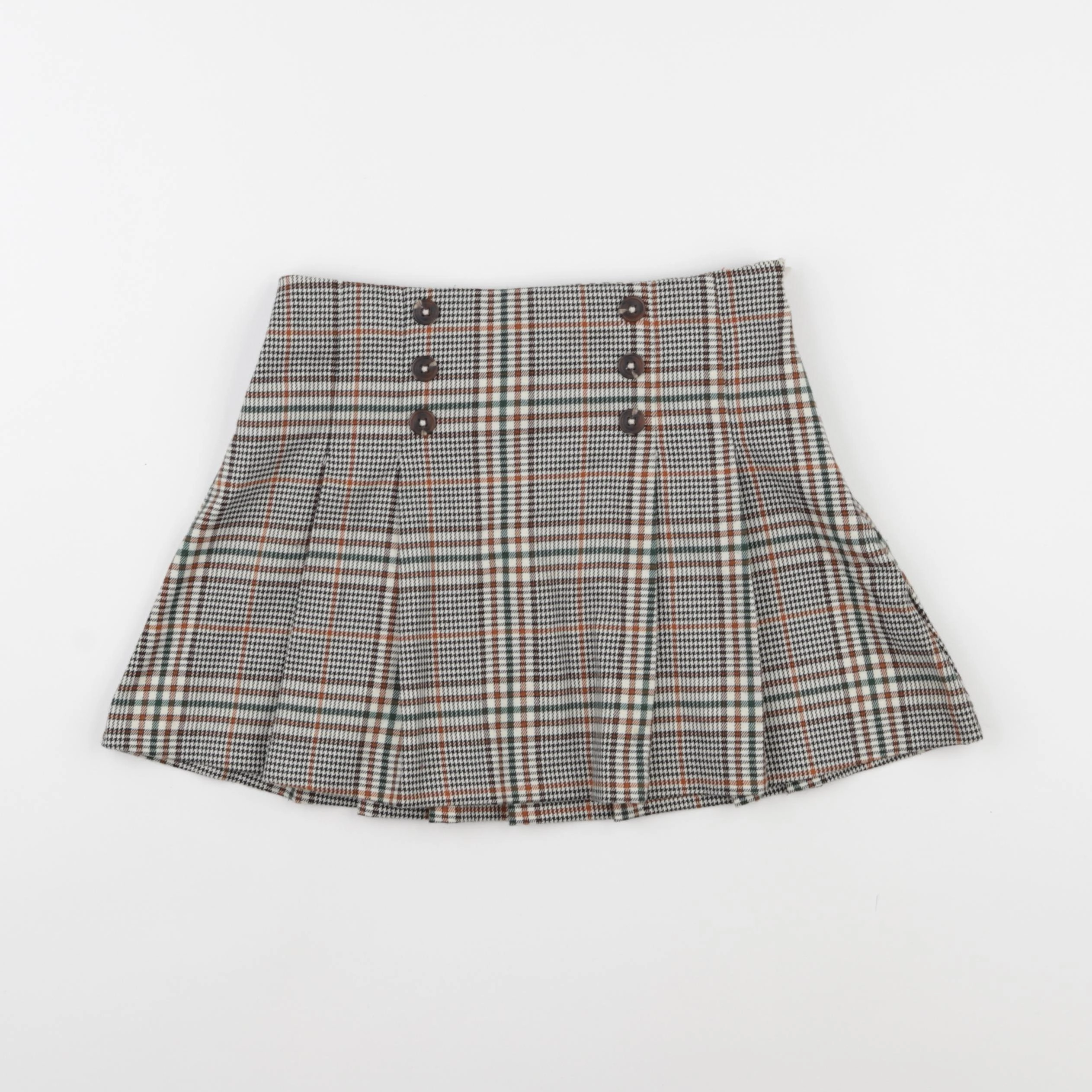 Vertbaudet - jupe gris - 8 ans