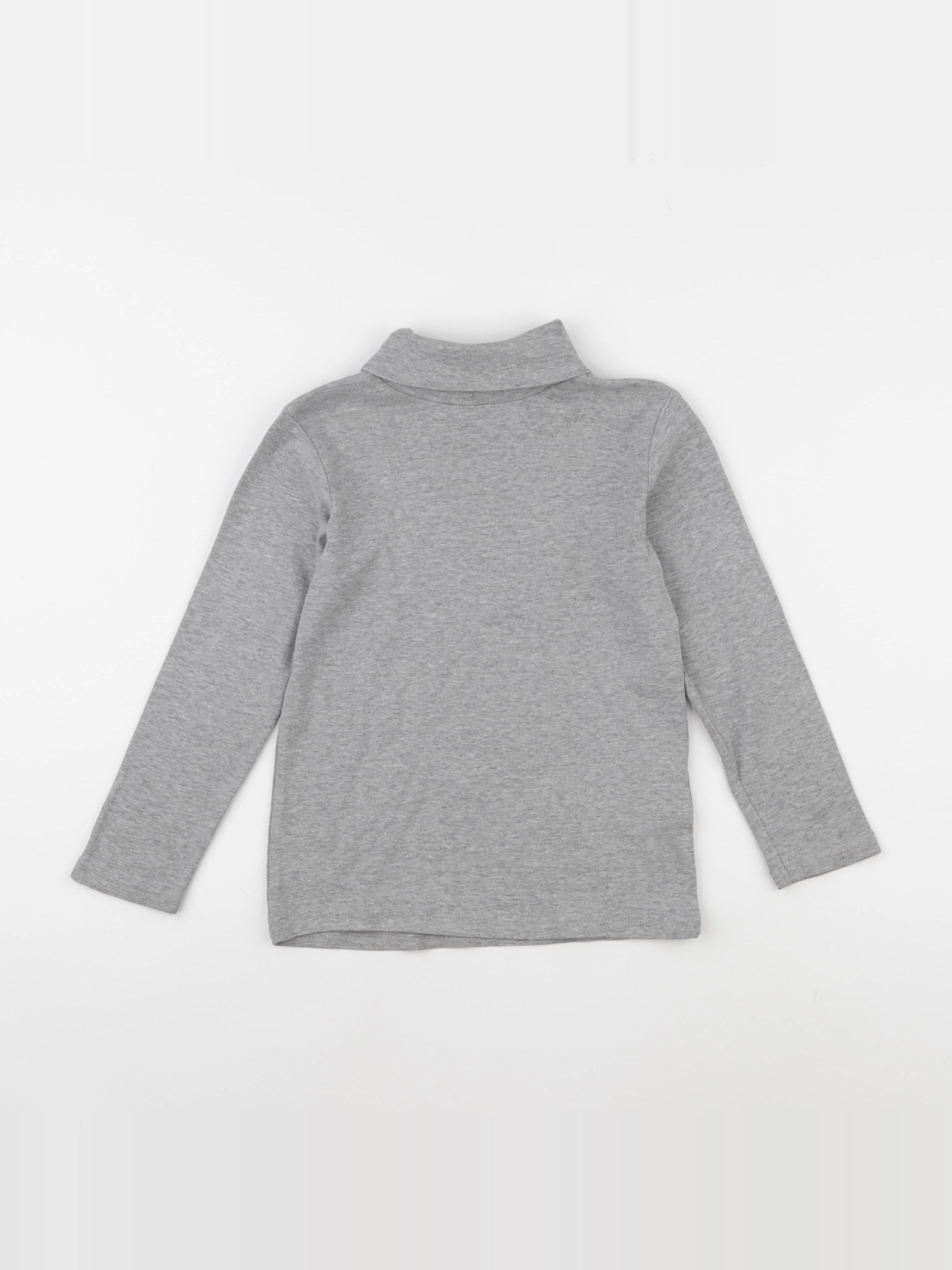 Vertbaudet - sous-pull gris - 8 ans