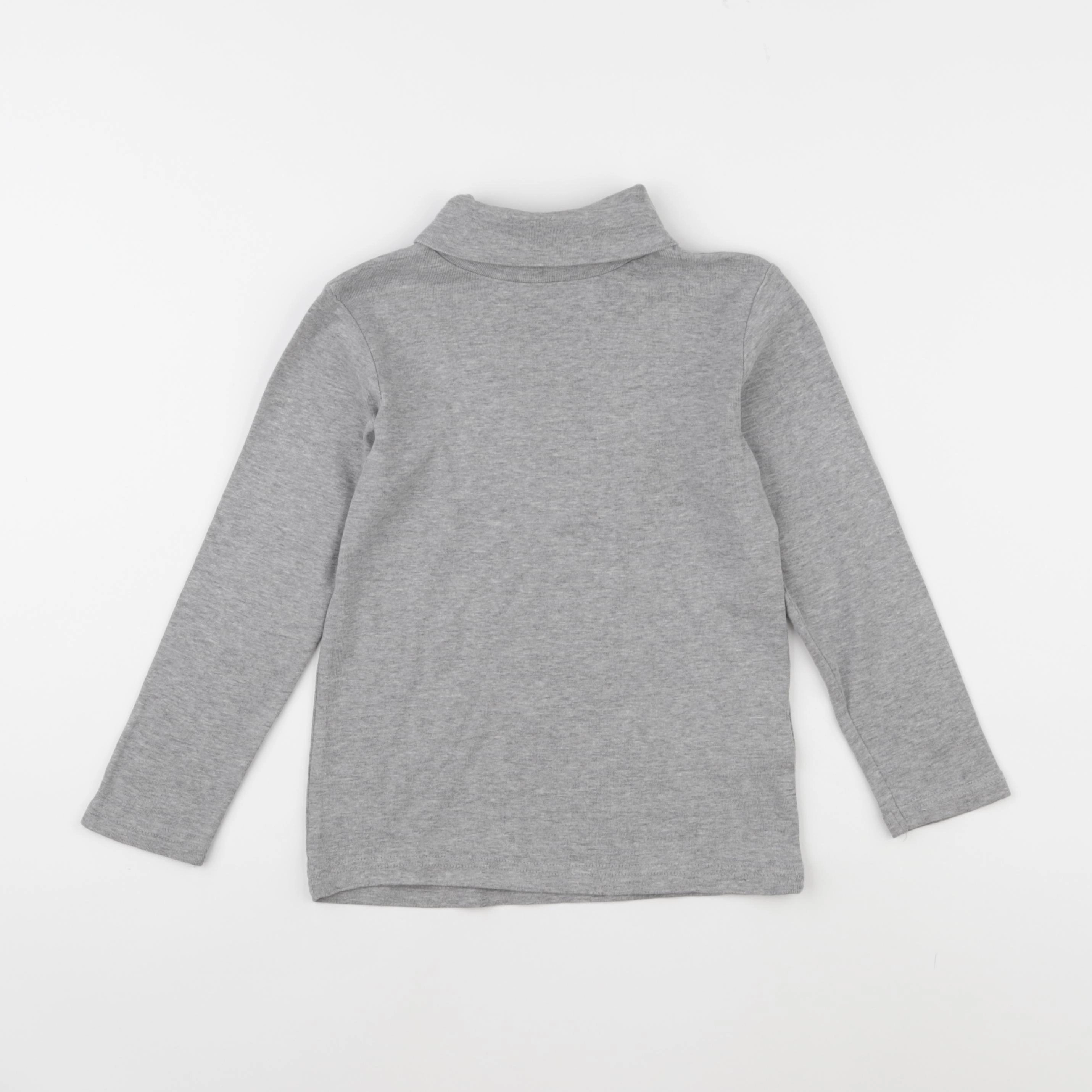 Vertbaudet - sous-pull gris - 8 ans