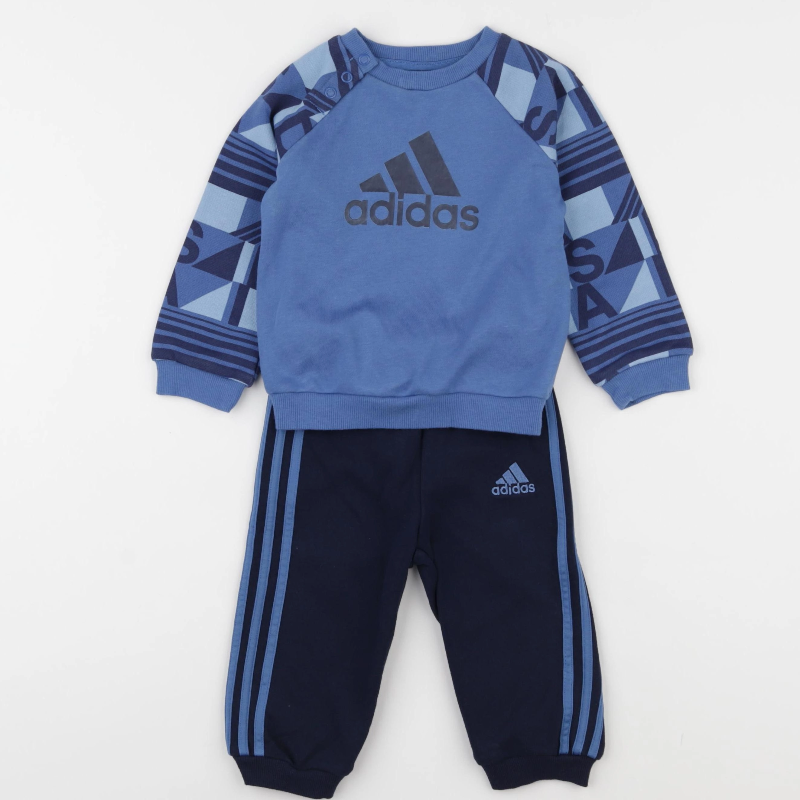 Adidas - ensemble bleu - 6/9 mois