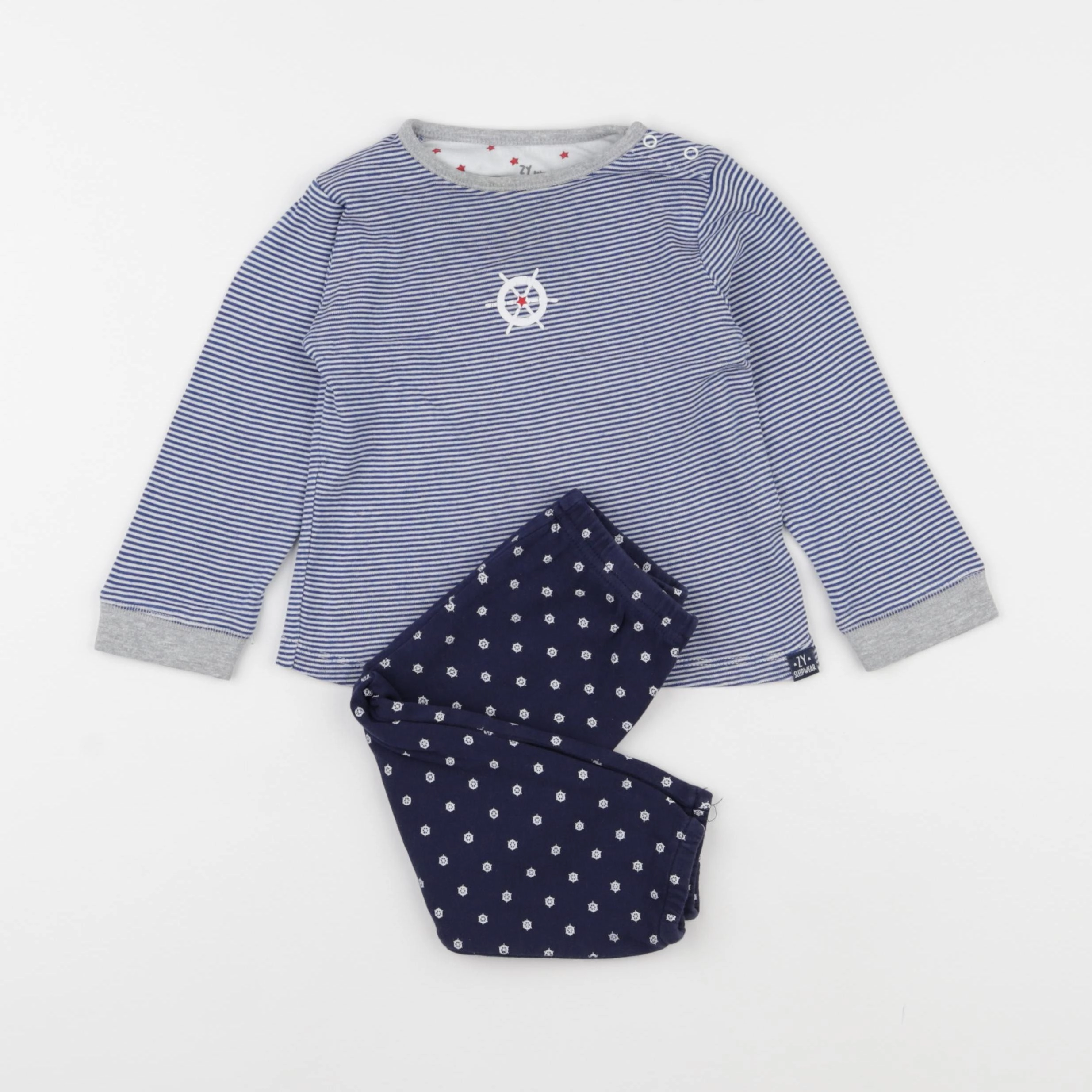 Zippy - pyjama coton bleu - 12/18 mois