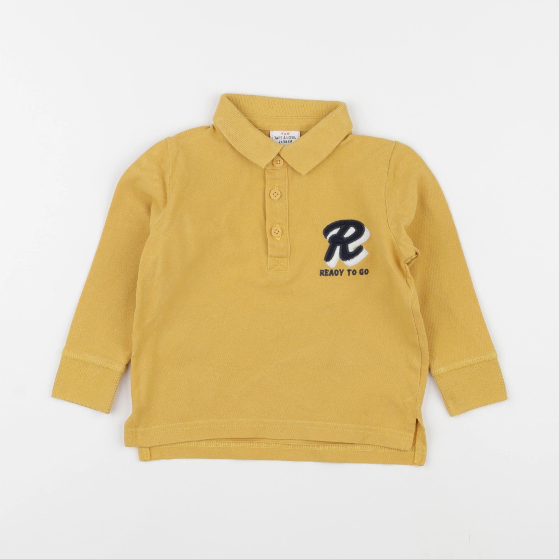 Tape à l'oeil - polo jaune - 2 ans