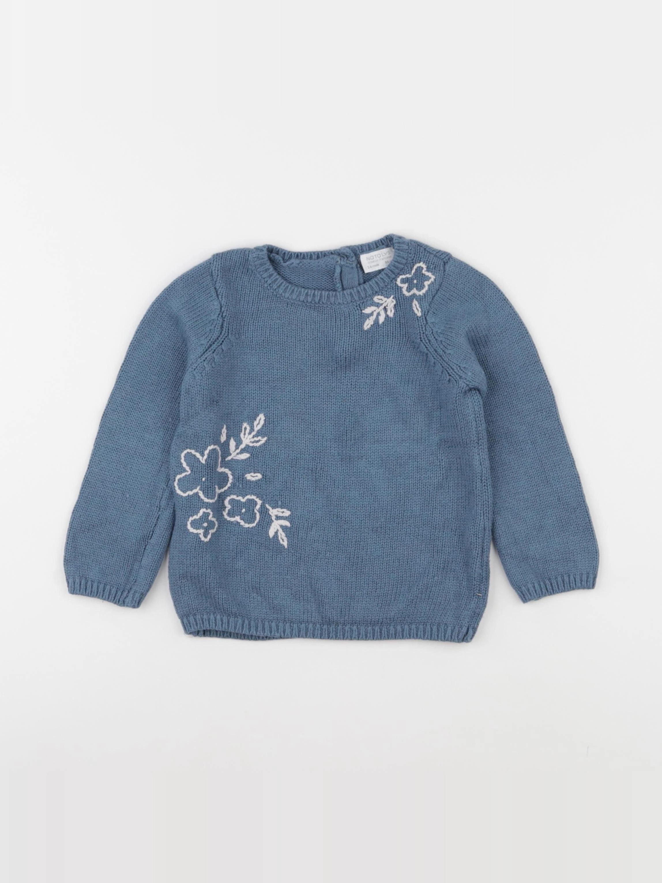 Natalys - pull bleu - 24 mois
