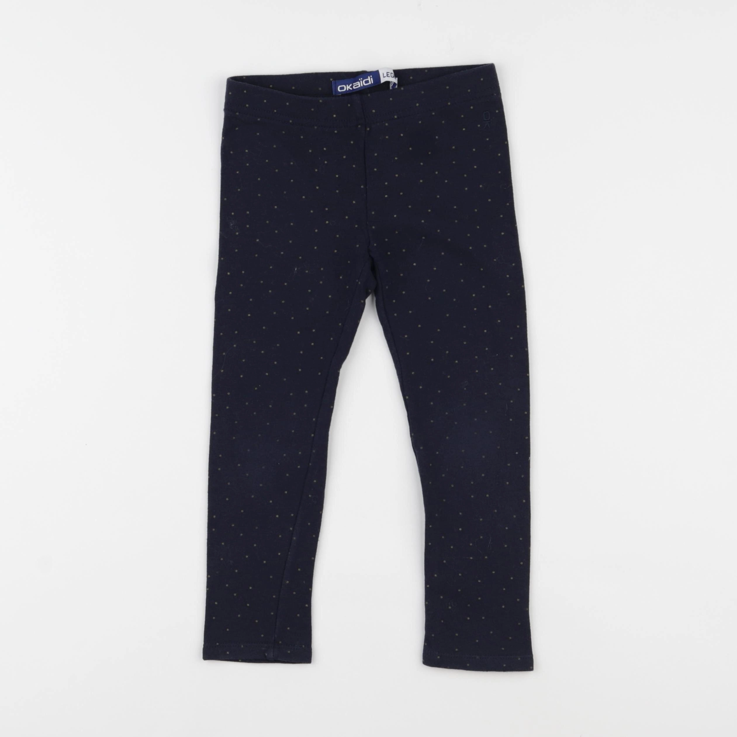 Okaidi - legging bleu - 4 ans