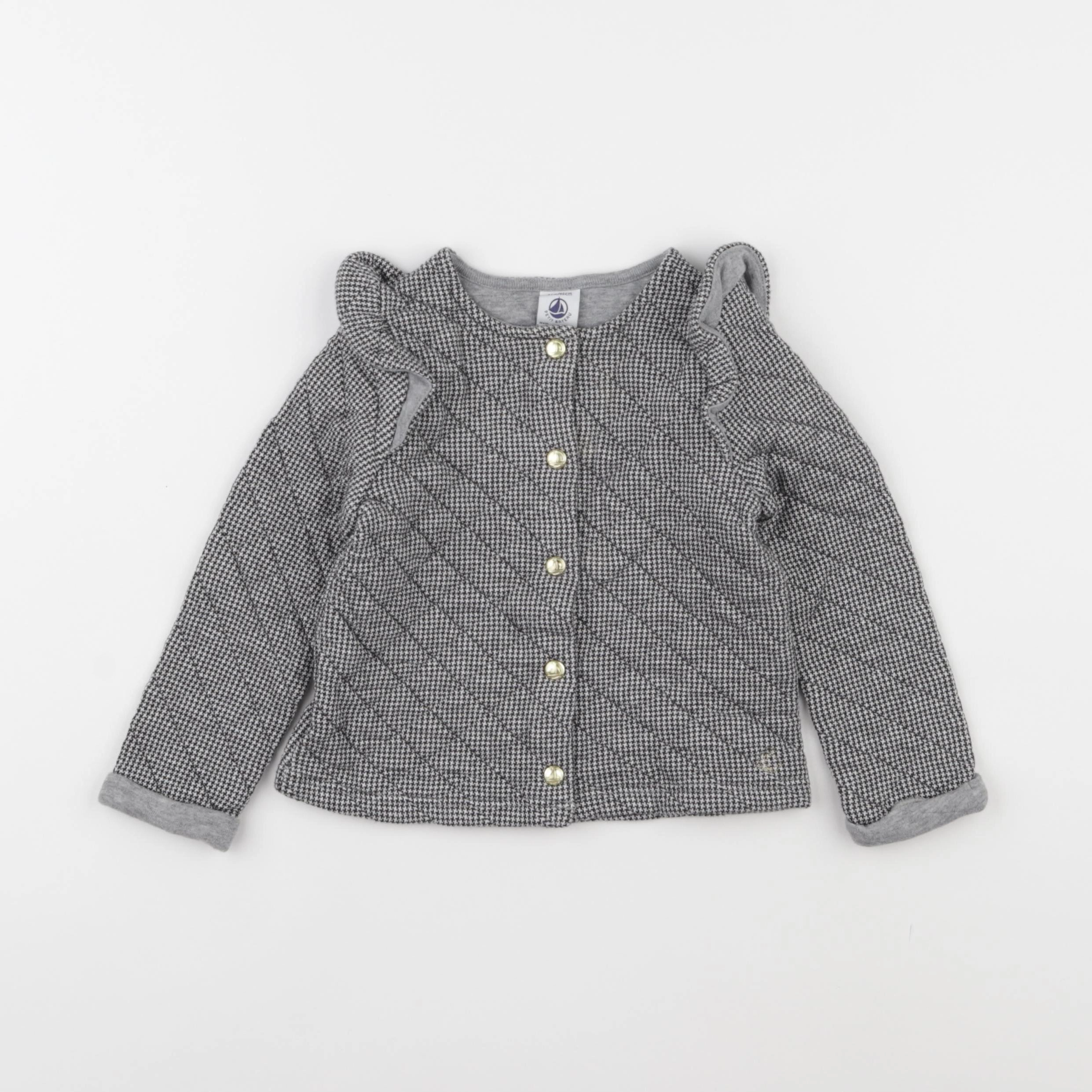 Petit Bateau - gilet gris - 2 ans