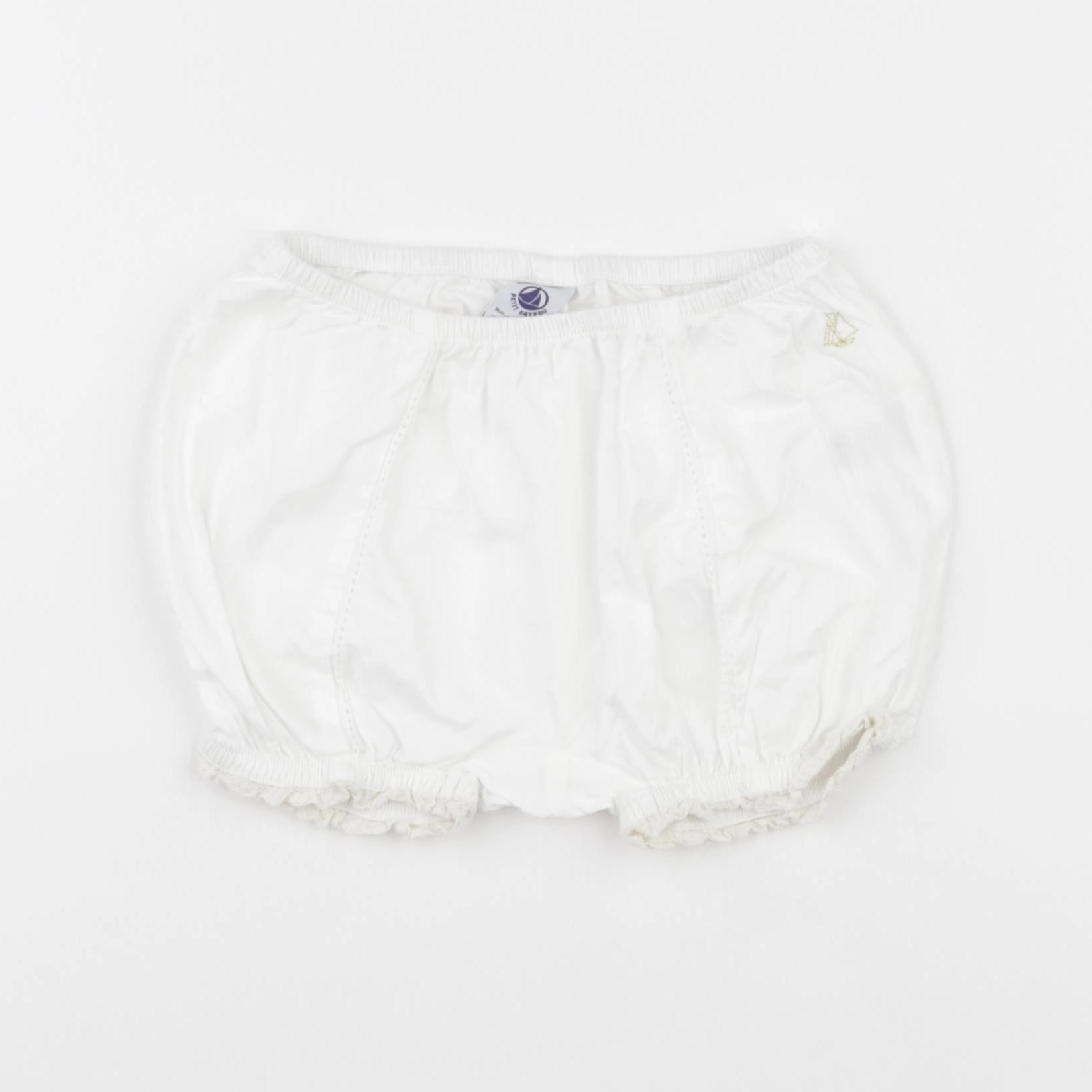 Petit Bateau - bloomer blanc - 24 mois