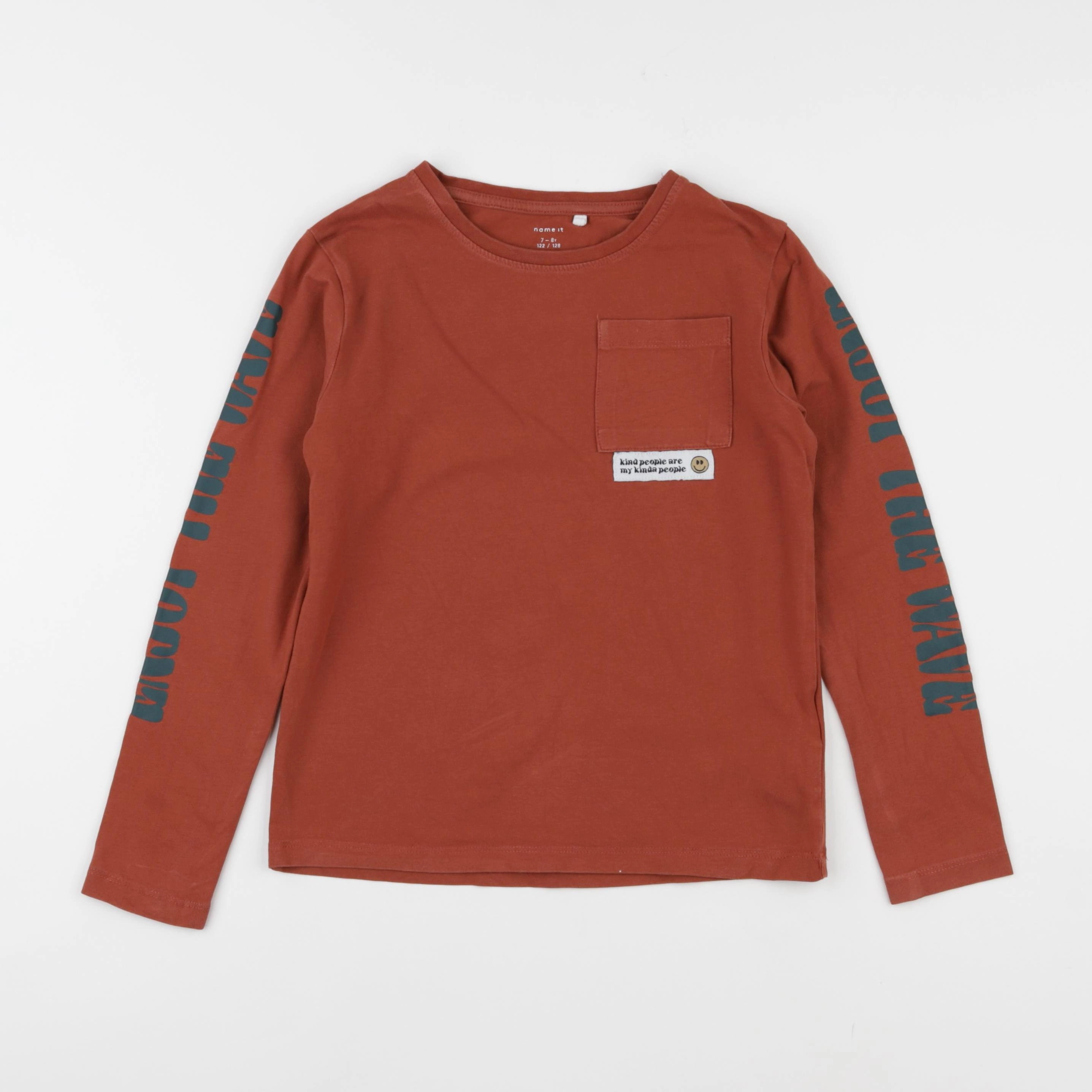 Name it - tee-shirt marron - 7/8 ans