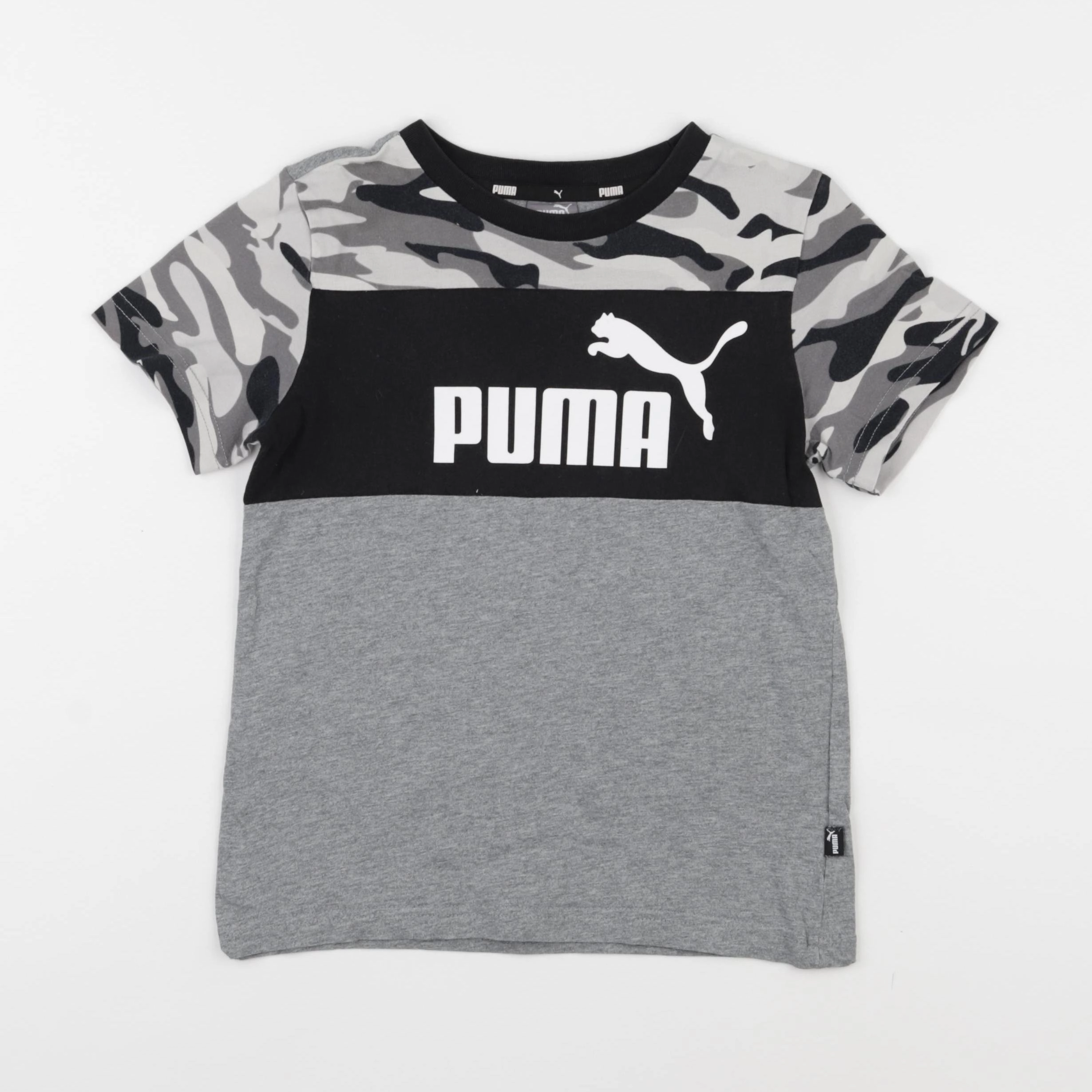 Puma - tee-shirt noir - 7/8 ans