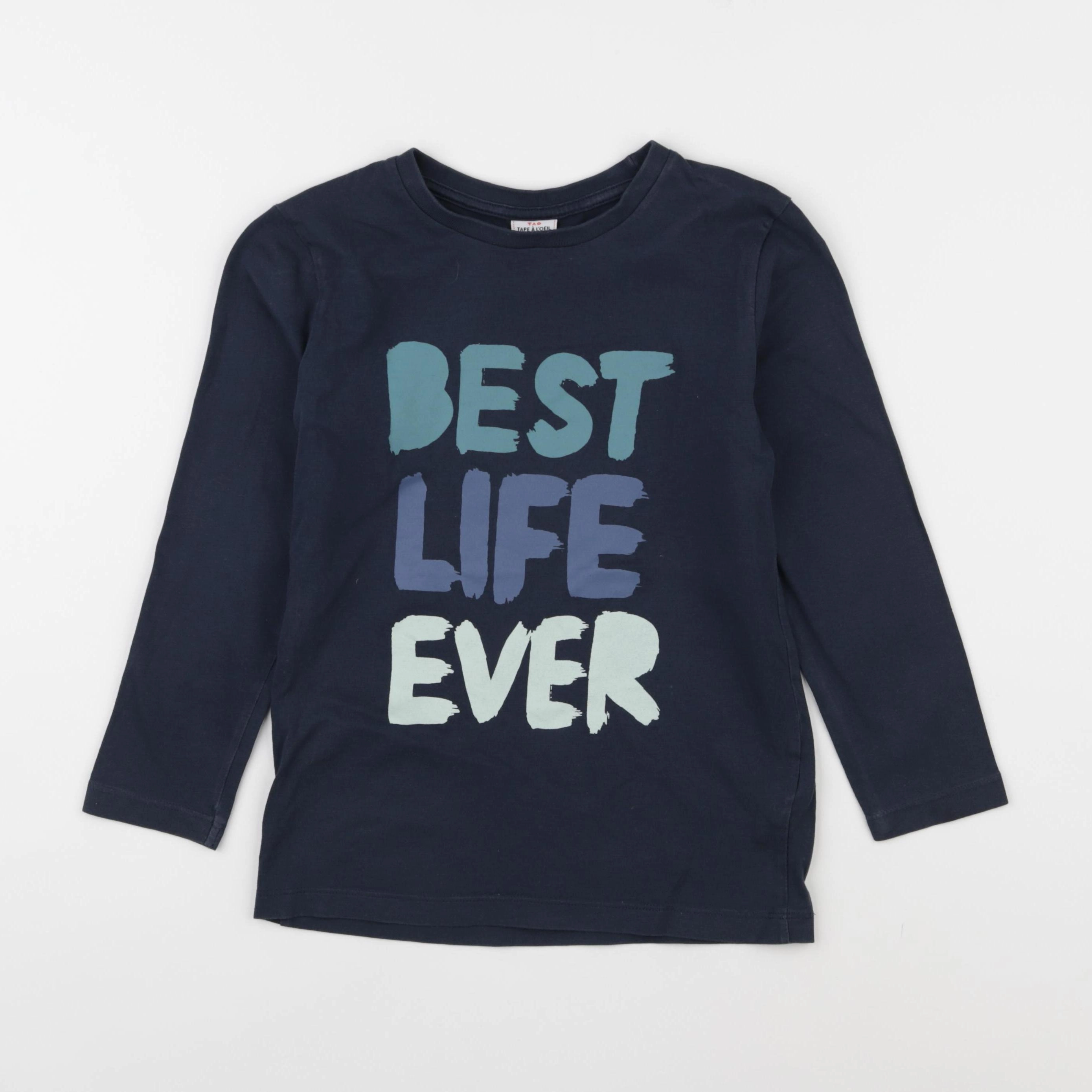 Tape à l'oeil - tee-shirt bleu - 8 ans