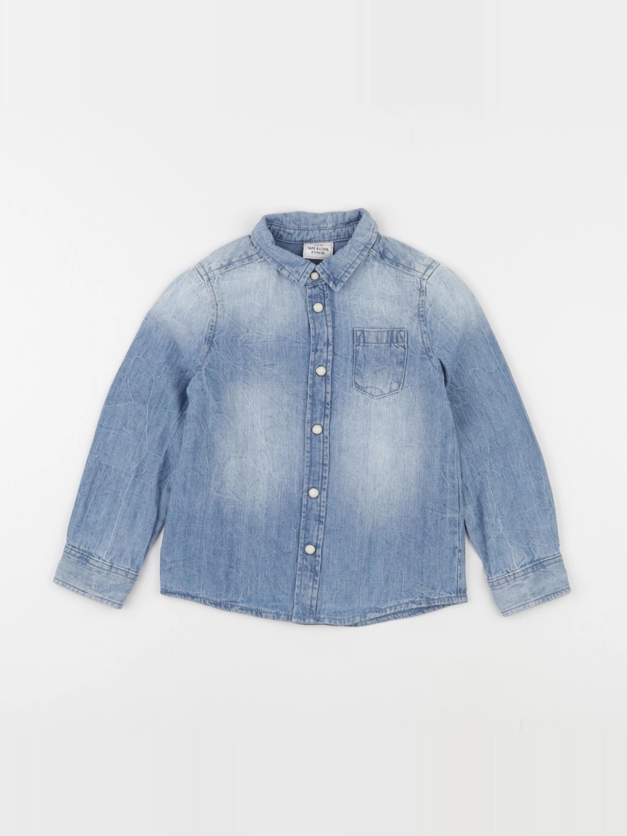 Tape à l'oeil - chemise bleu - 3 ans