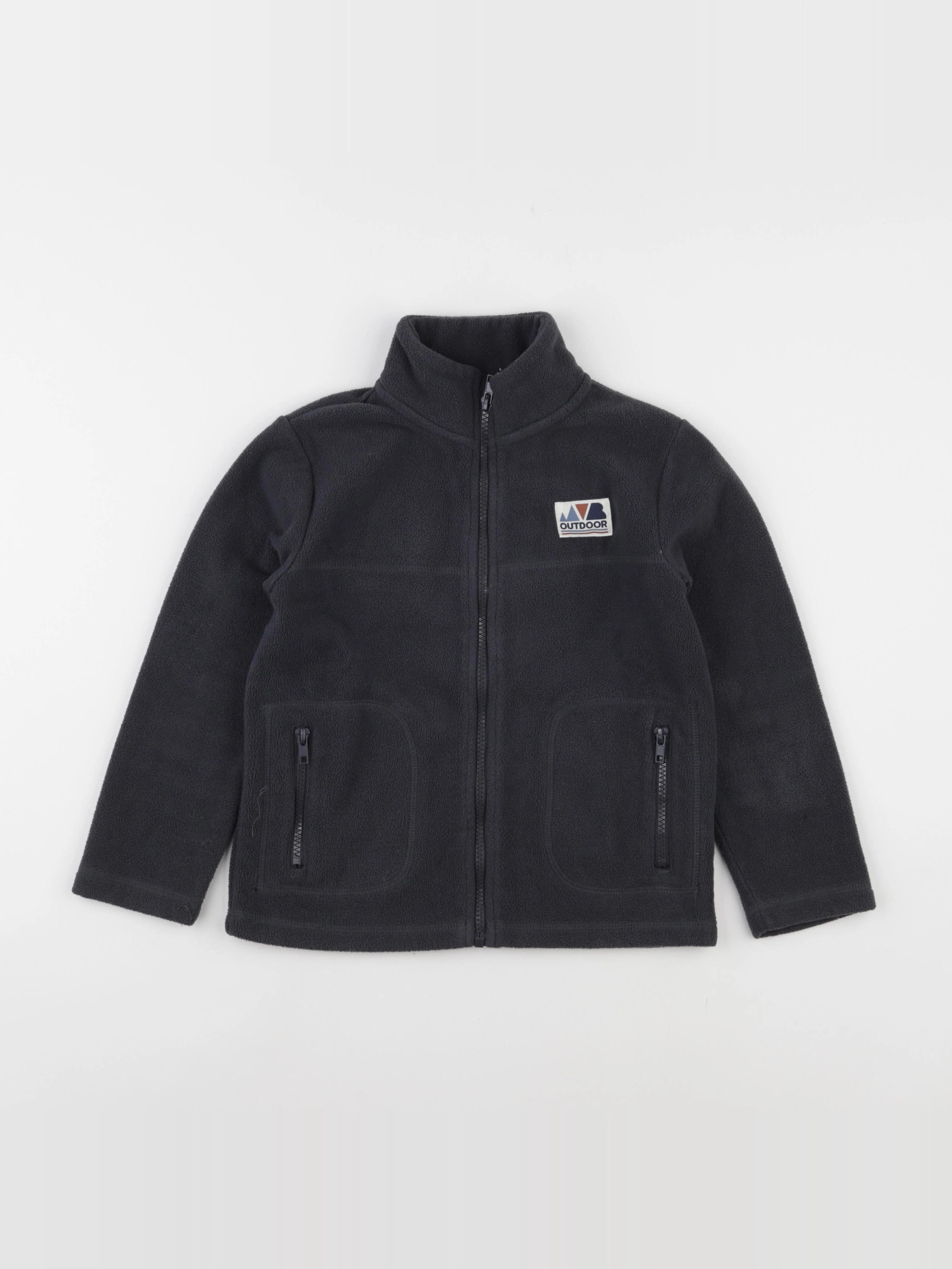 Vertbaudet - polaire gris - 8 ans