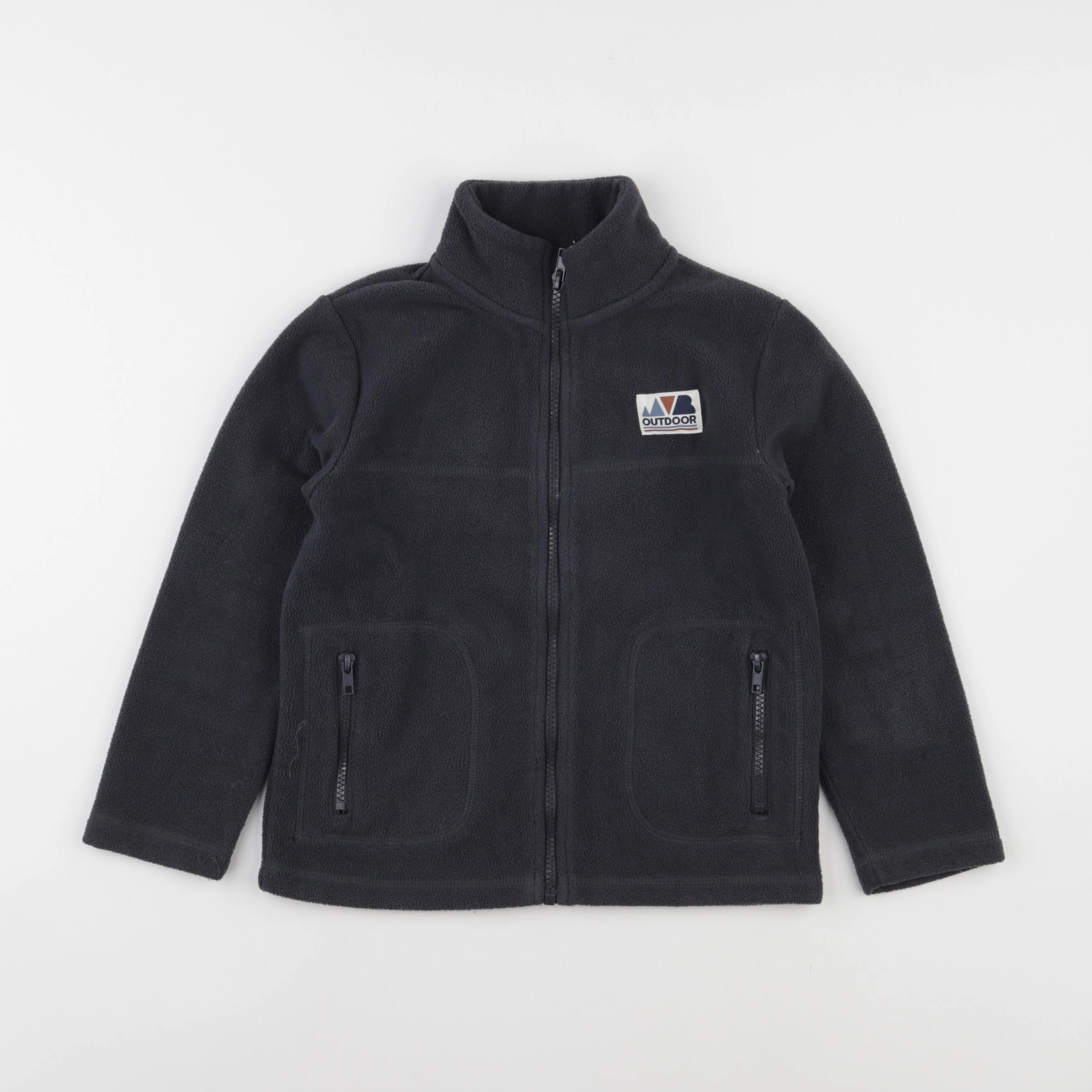 Vertbaudet - polaire gris - 8 ans