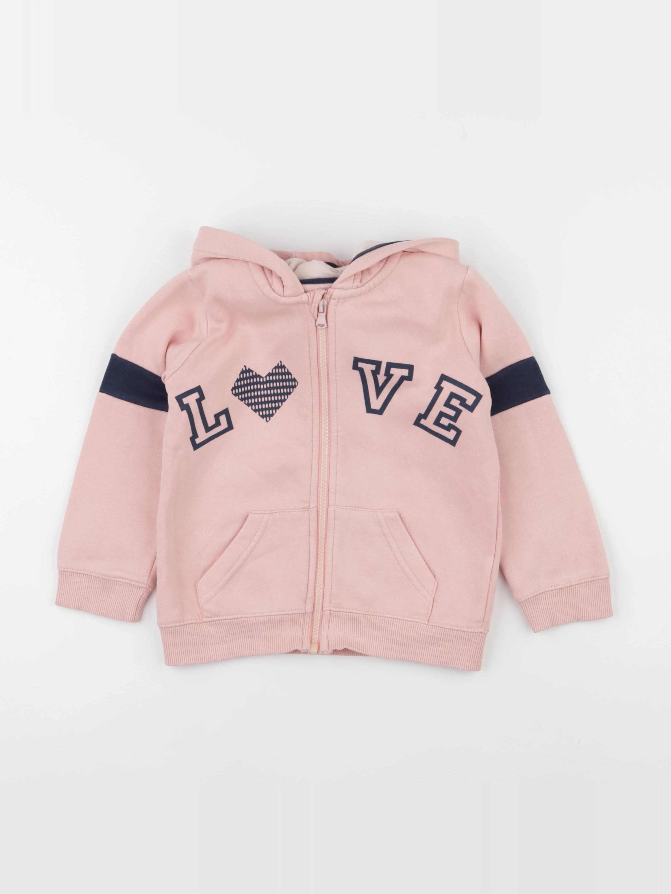 Vertbaudet - sweat rose - 5 ans