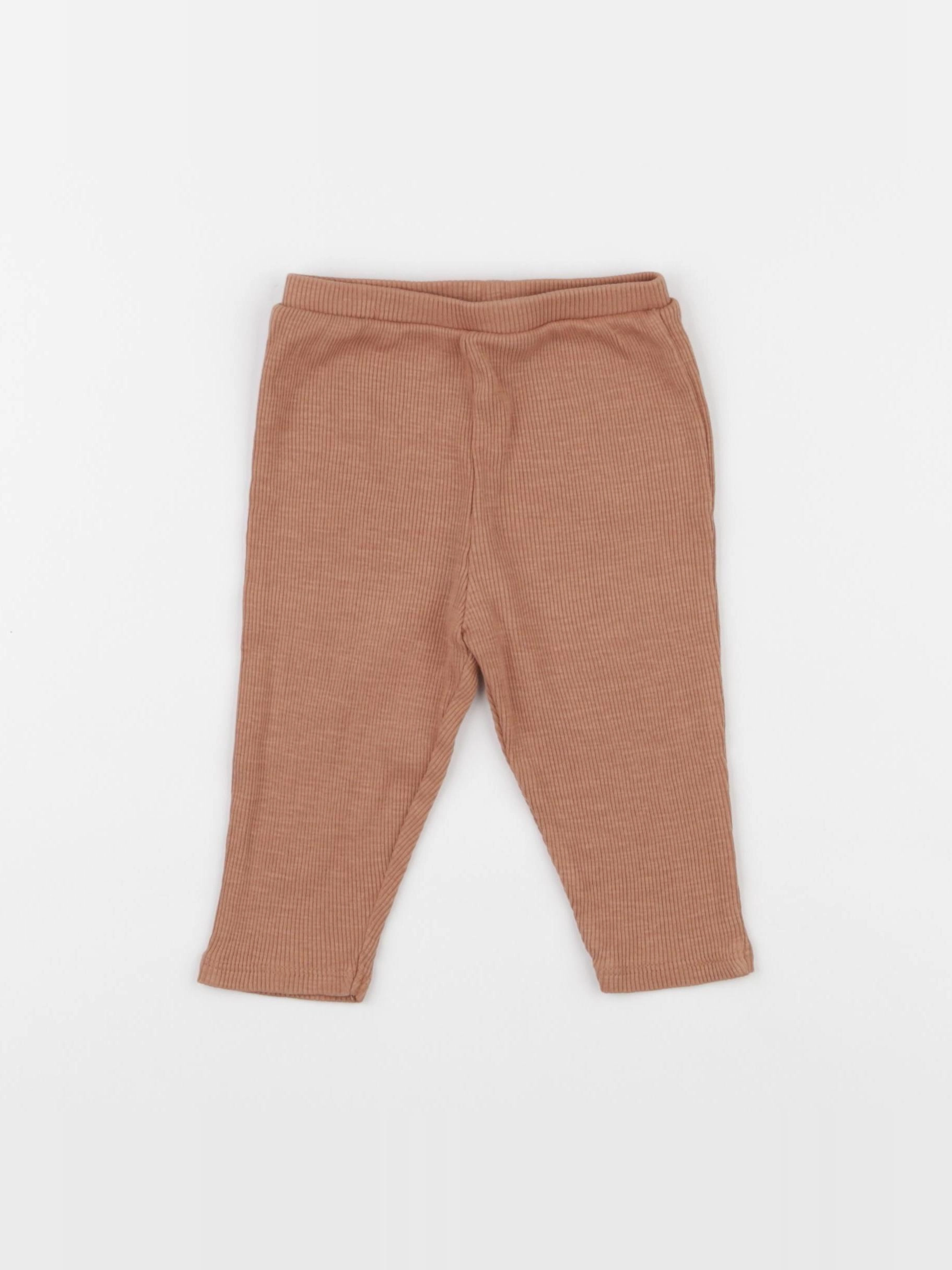 Vertbaudet - legging marron - 6 mois