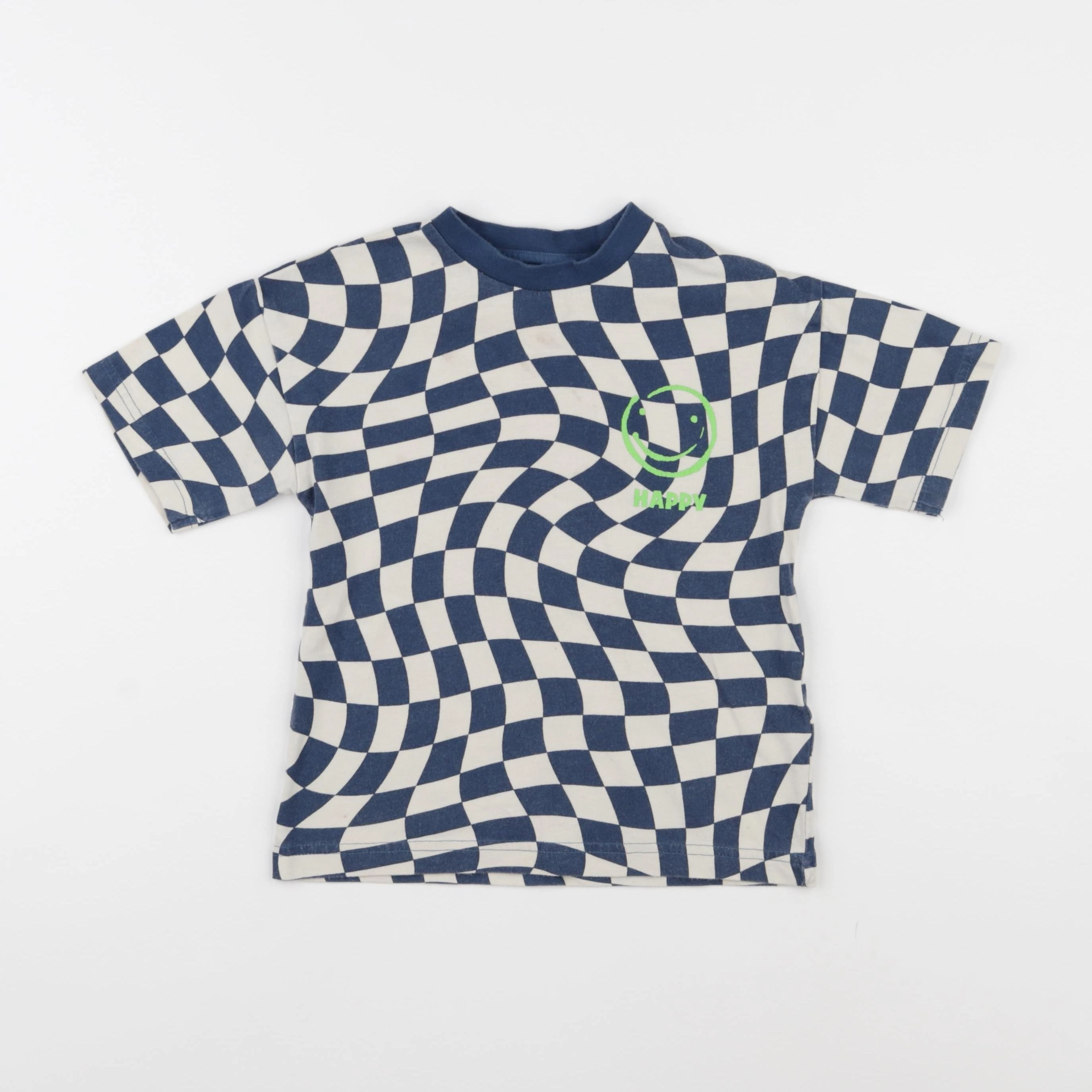 Next - tee-shirt bleu - 2/3 ans