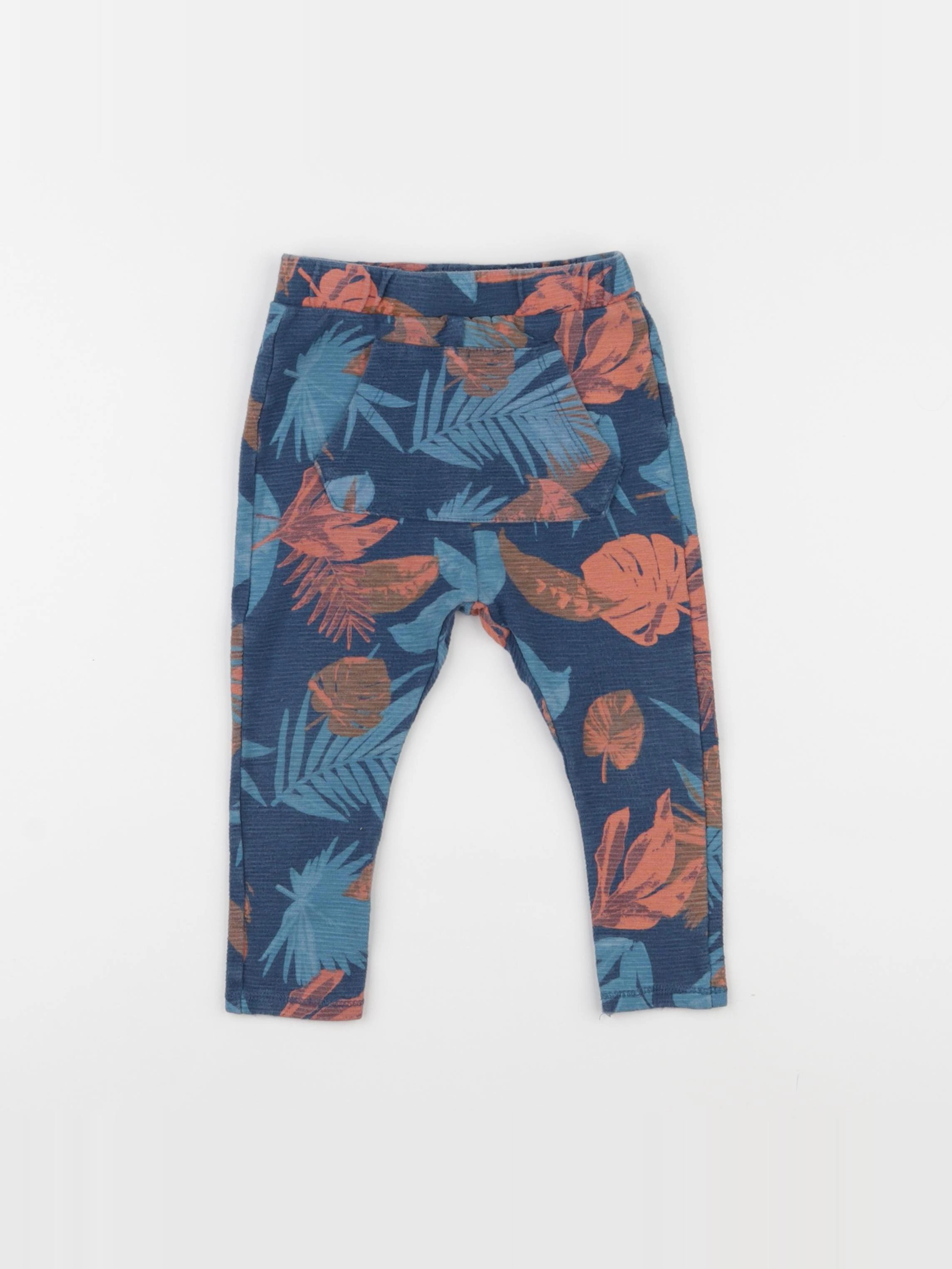 Zara - sarouel bleu - 9/12 mois