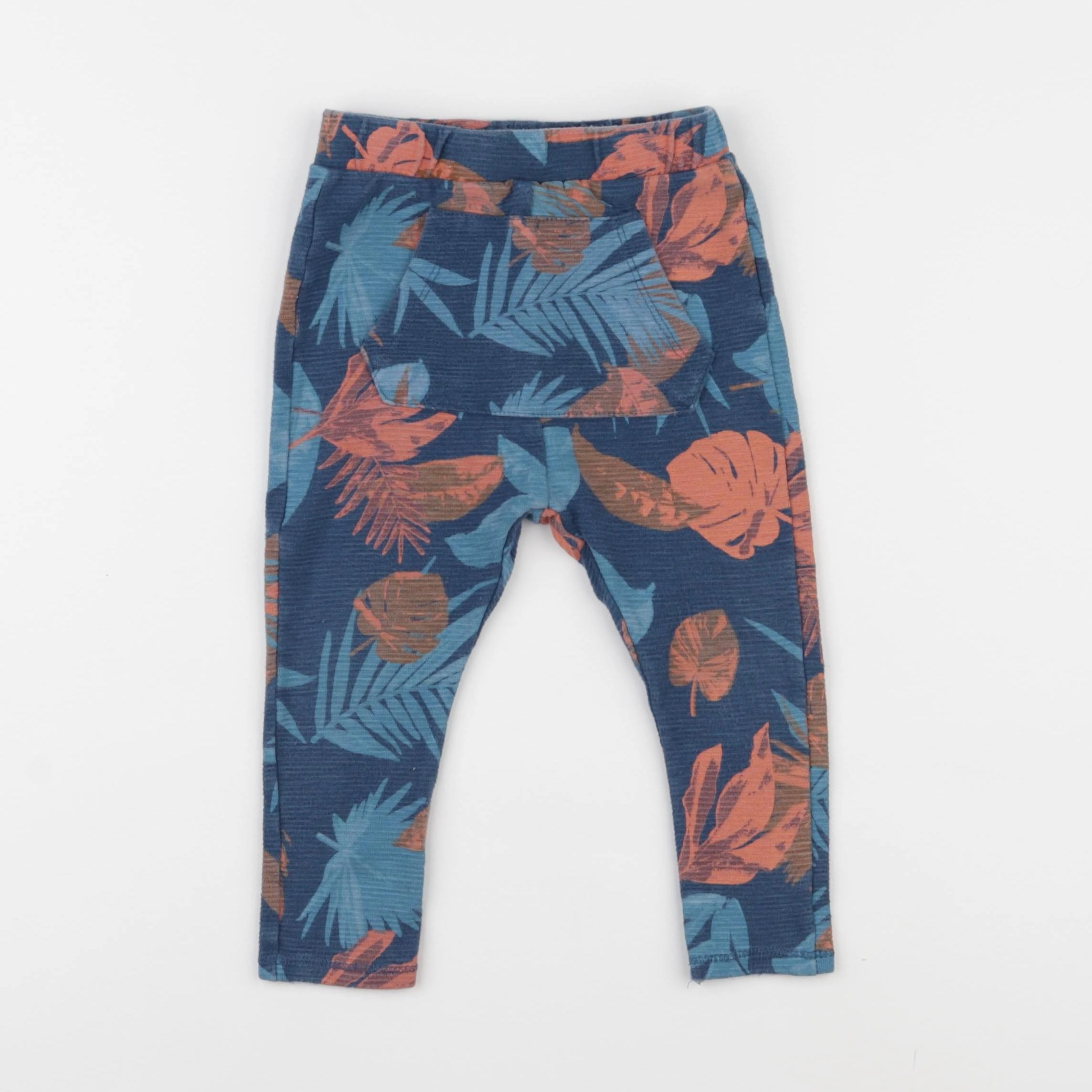 Zara - sarouel bleu - 9/12 mois