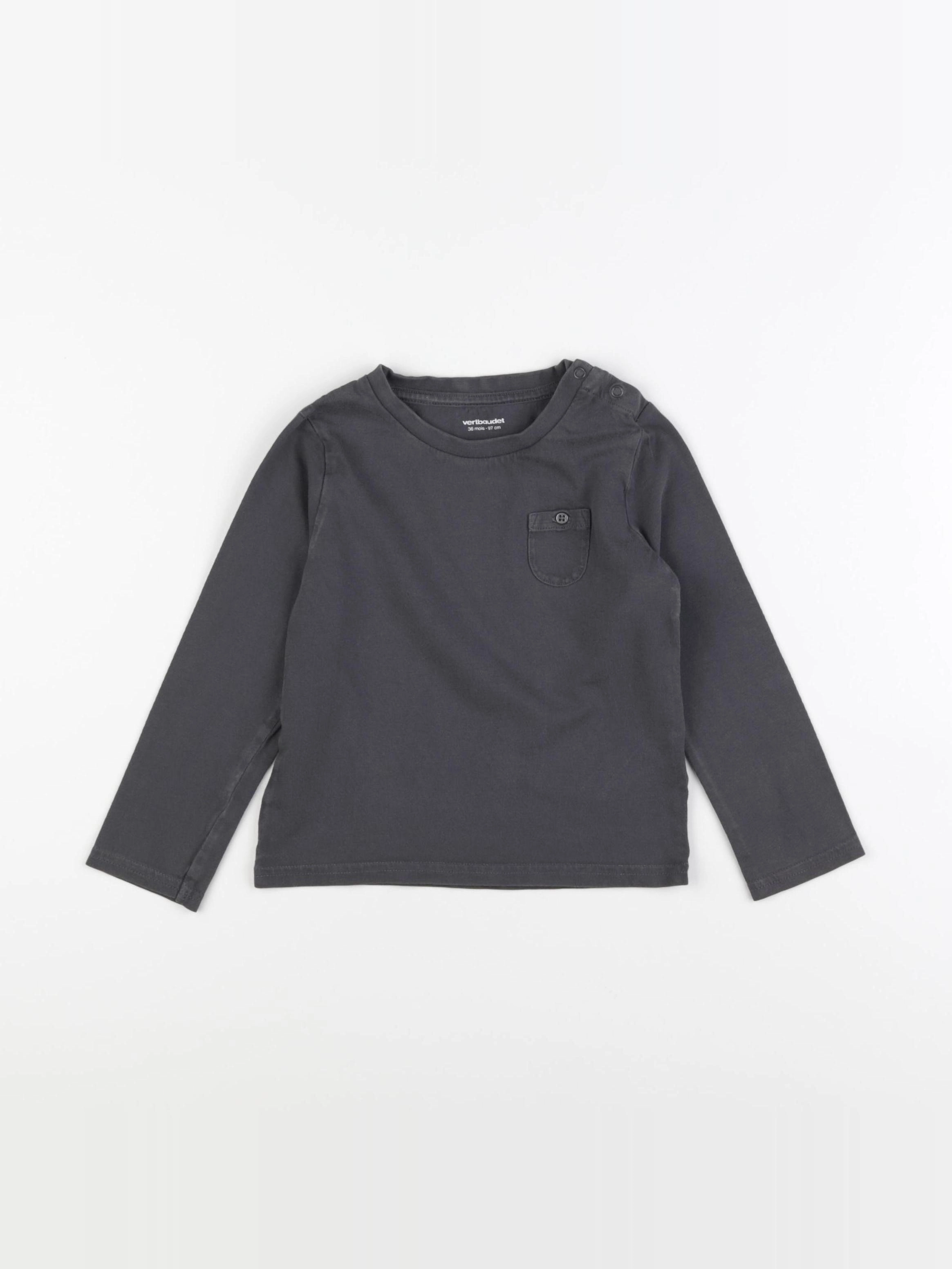 Vertbaudet - tee-shirt gris - 36 mois