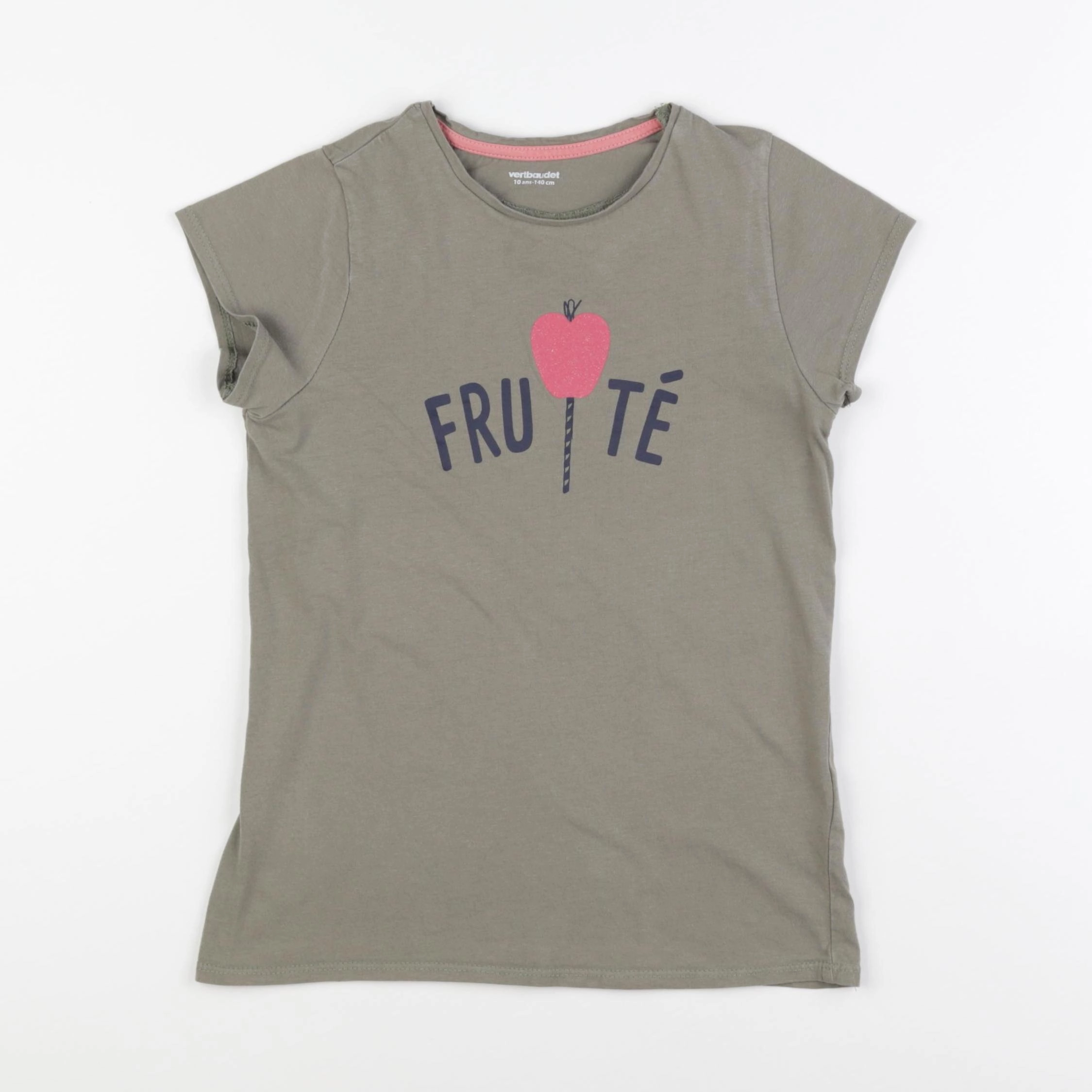 Vertbaudet - tee-shirt vert - 10 ans