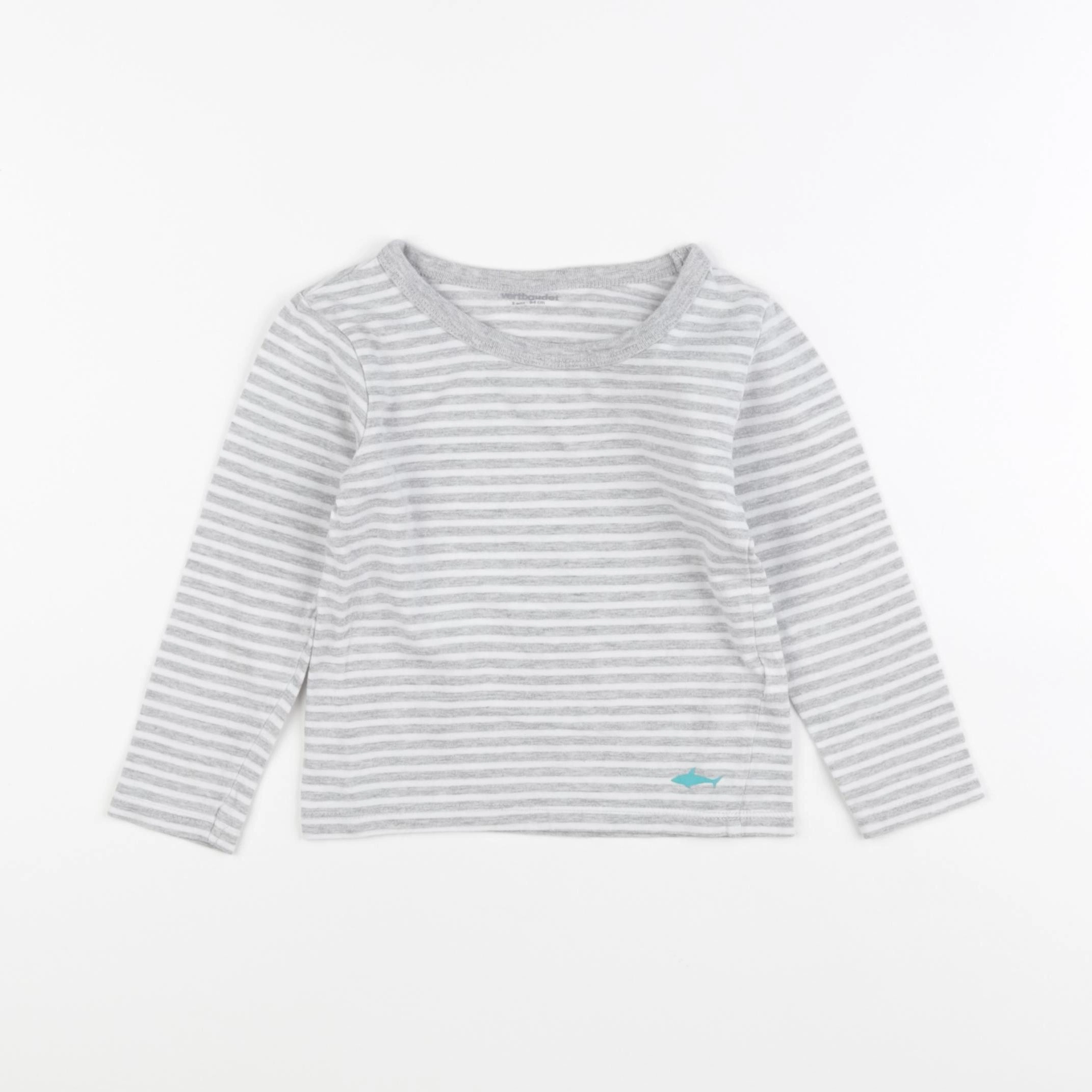 Vertbaudet - maillot de corps gris - 3 ans