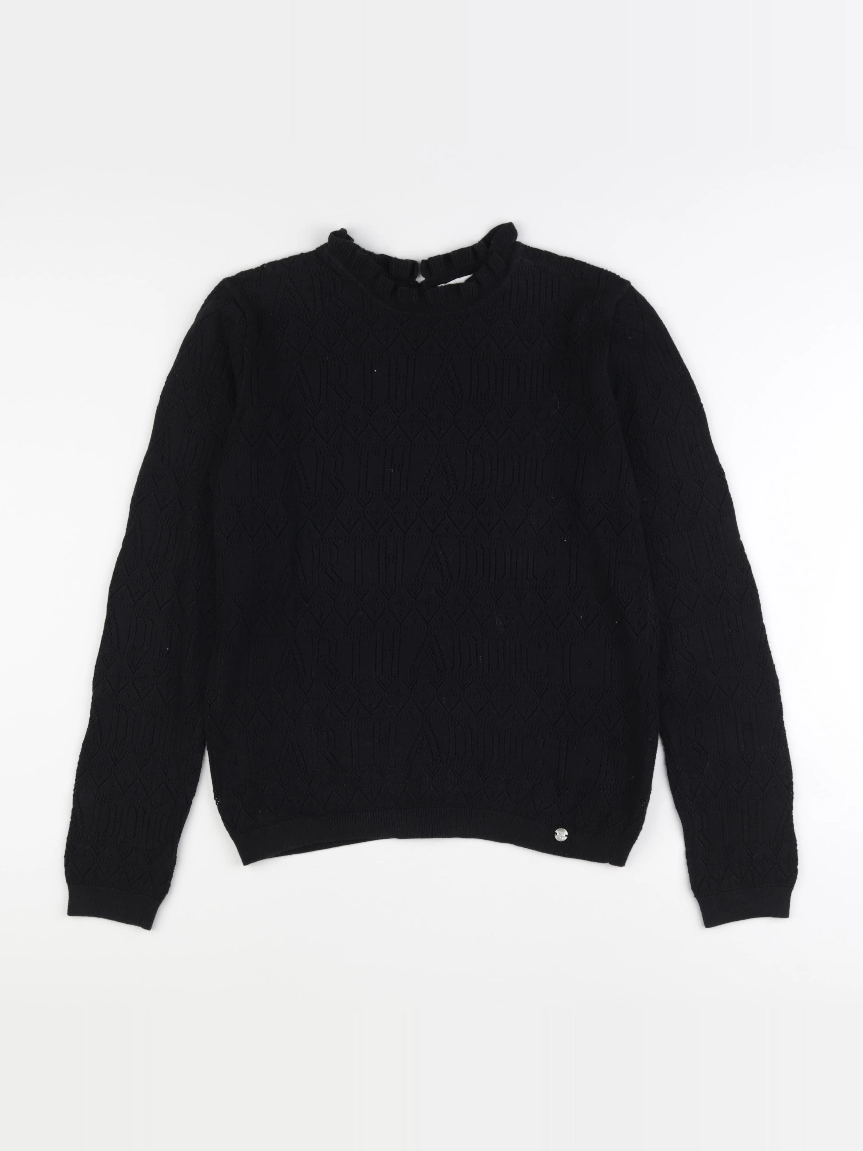 IKKS - sweat ajouré noir - 16 ans