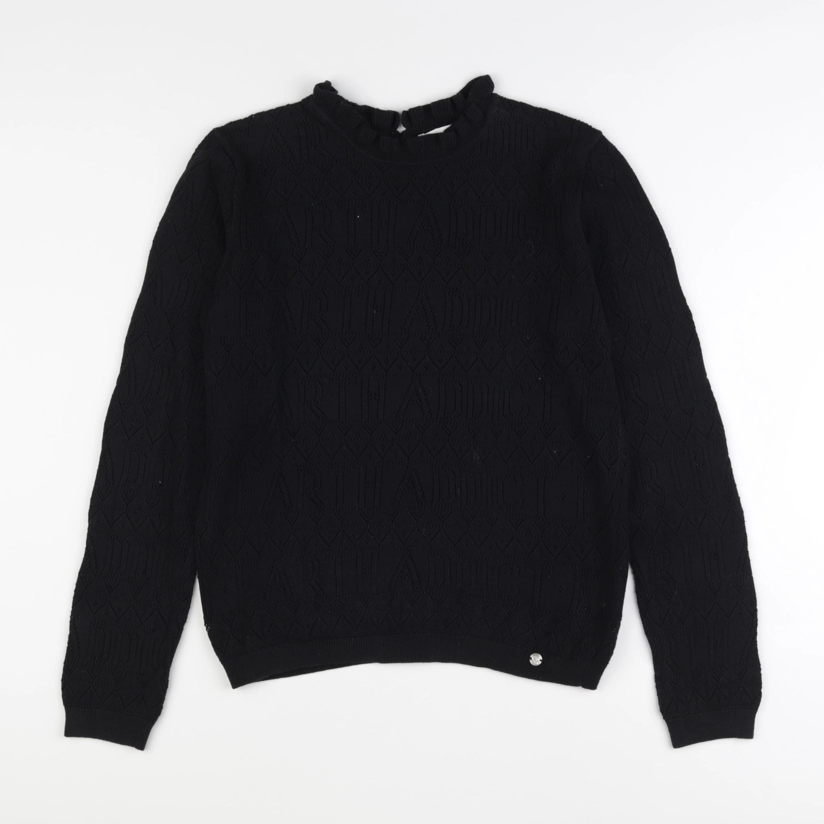IKKS - sweat ajouré noir - 16 ans