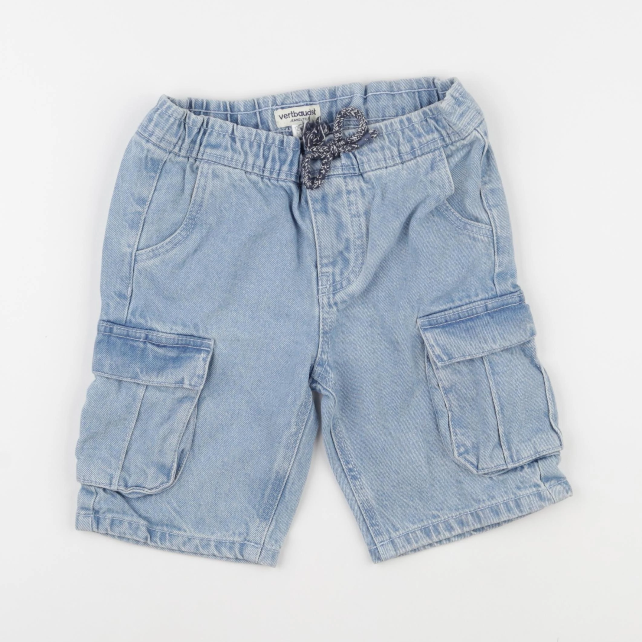 Vertbaudet - short bleu - 8 ans