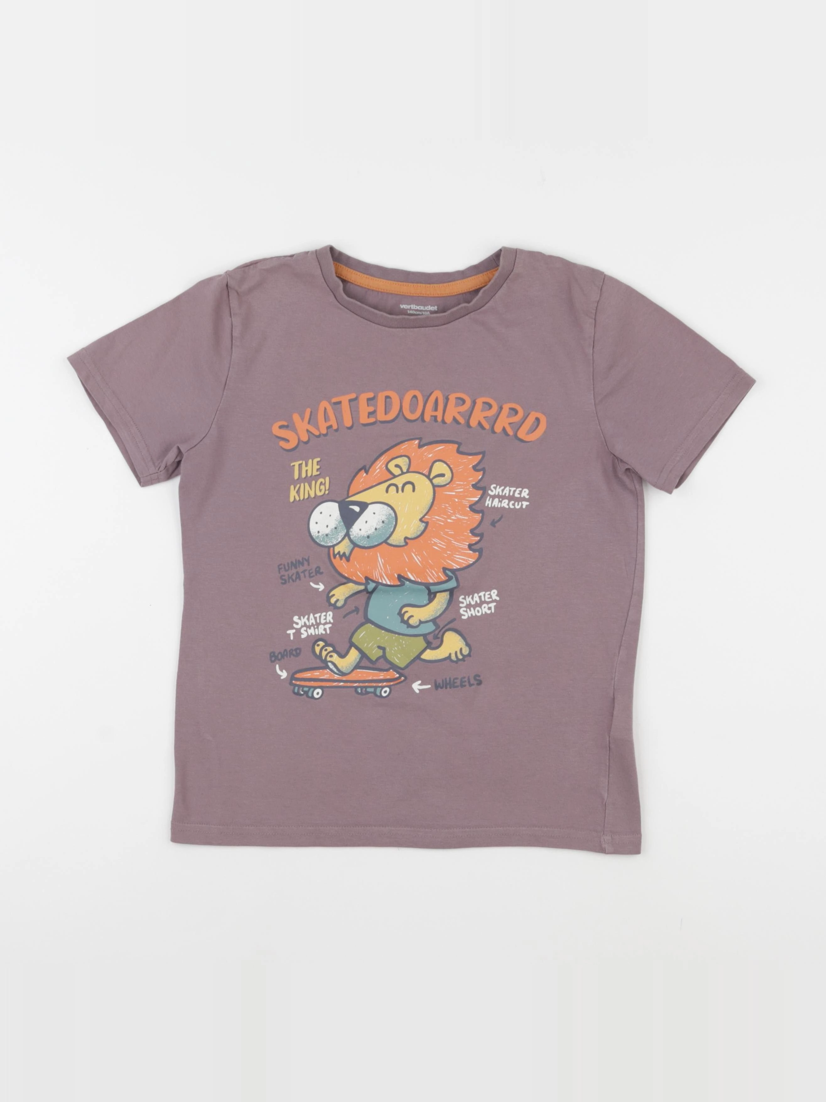 Vertbaudet - tee-shirt rose - 10 ans