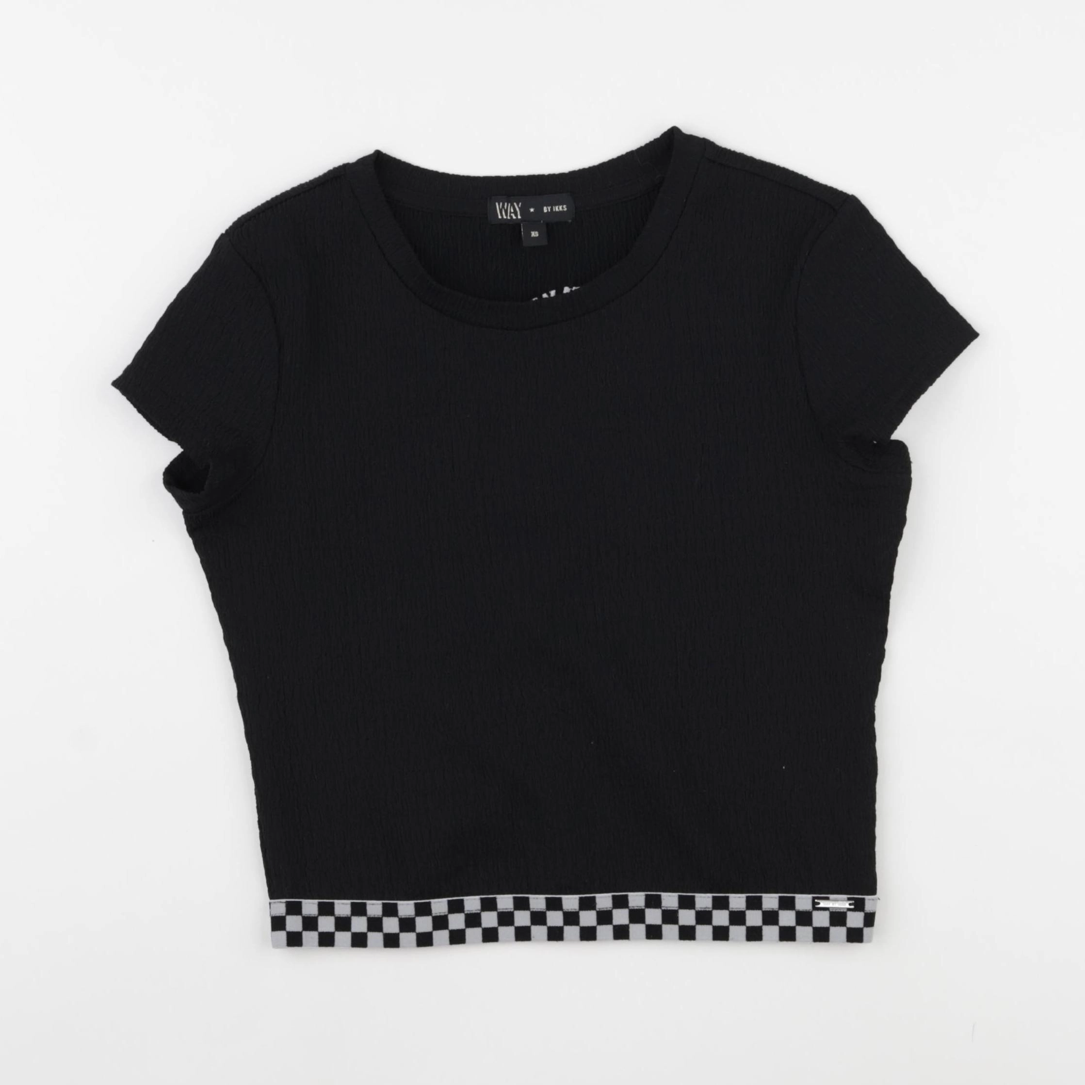 IKKS - tee-shirt imprimé au dos noir - 12 ans