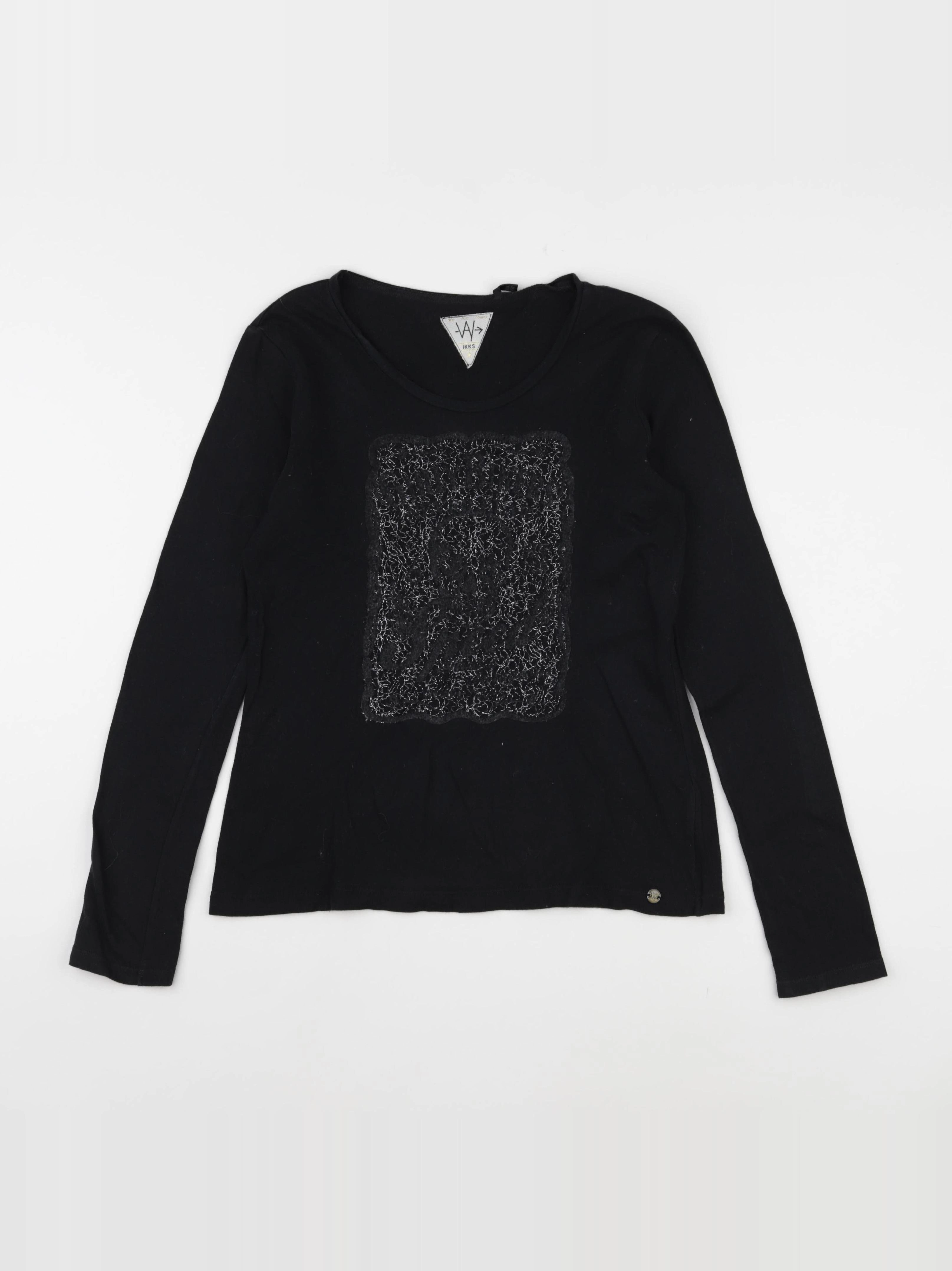 IKKS - tee-shirt noir, or - 12 ans
