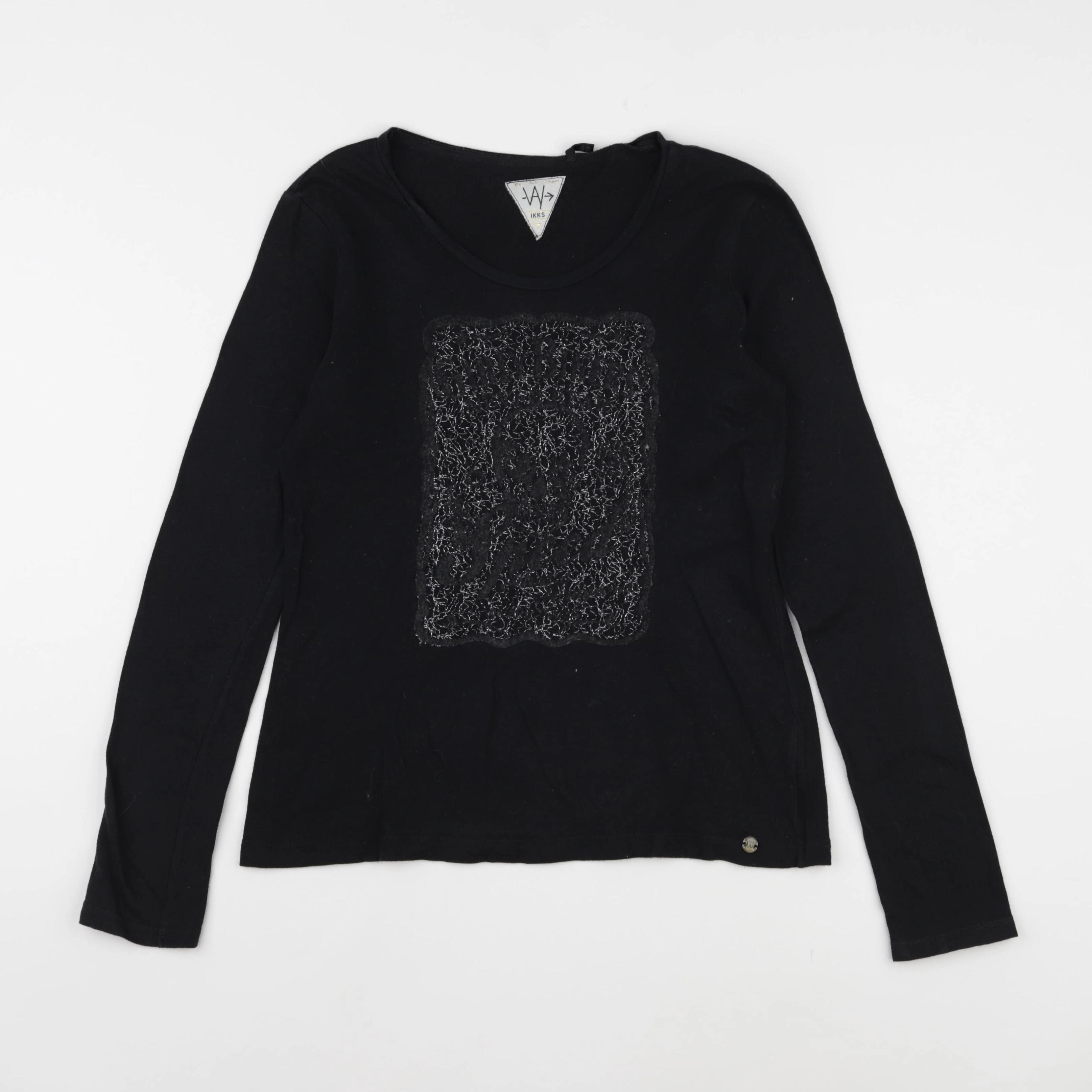 IKKS - tee-shirt noir, or - 12 ans
