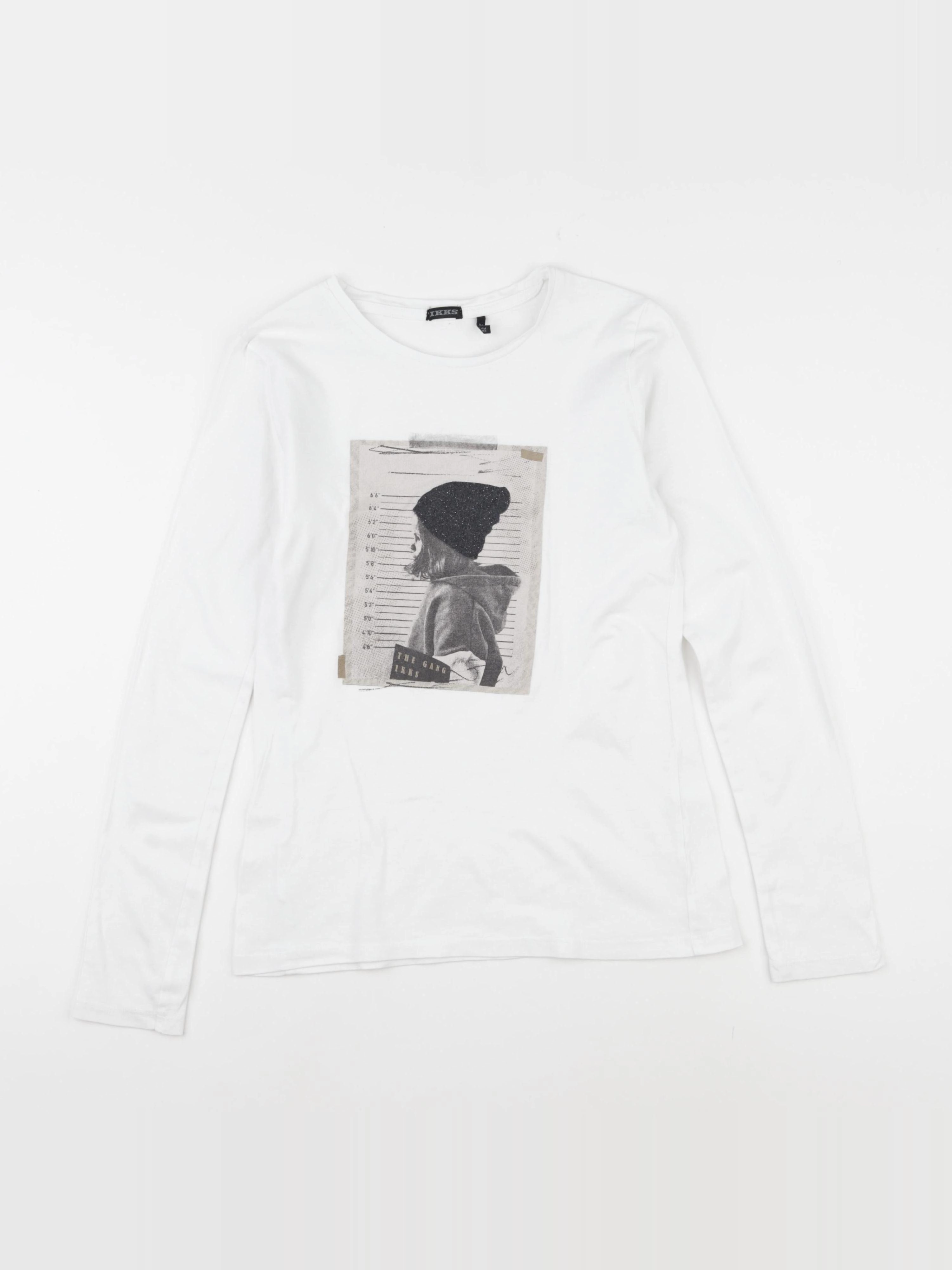 IKKS - tee-shirt blanc - 12 ans