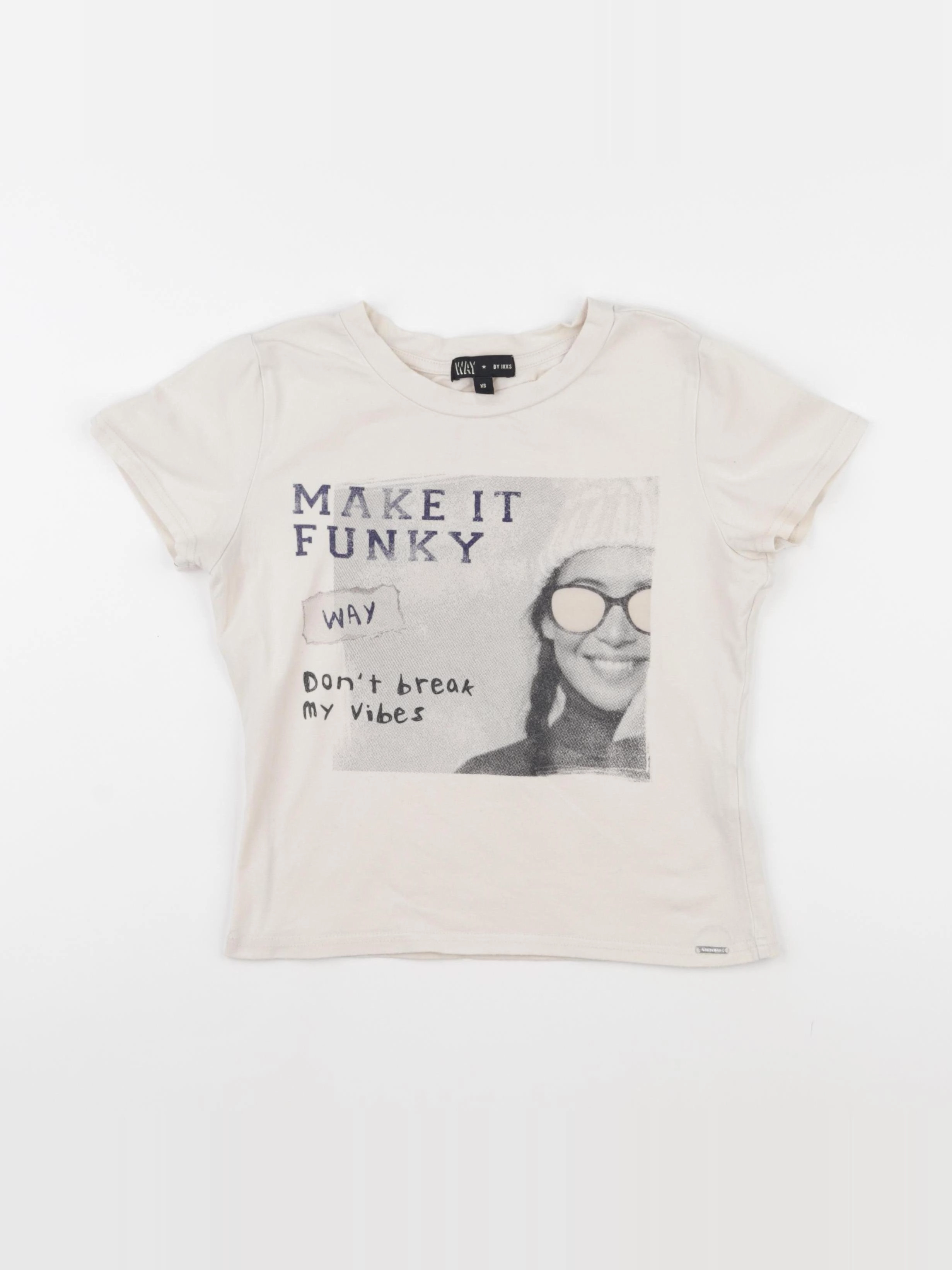 IKKS - tee-shirt beige - 12 ans
