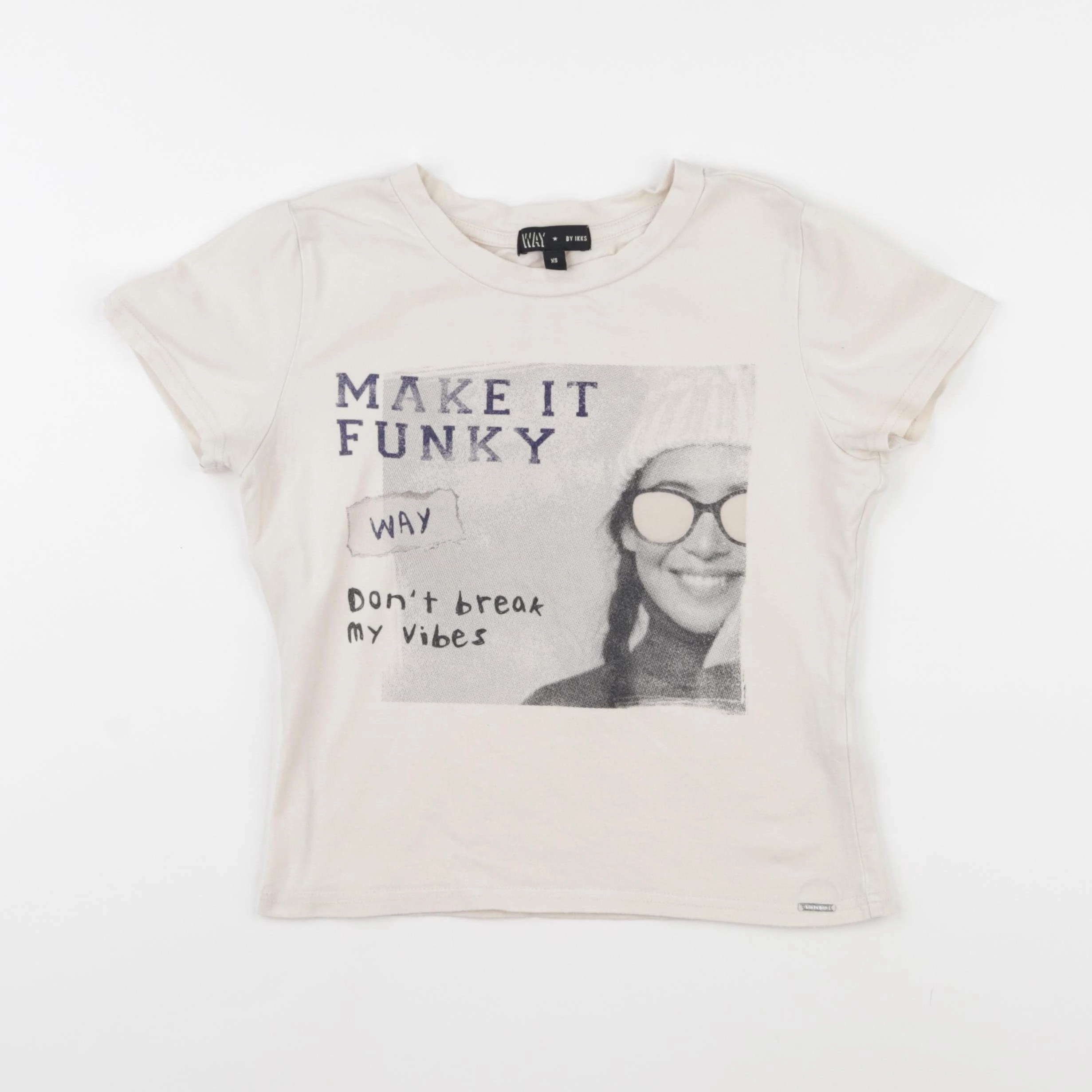 IKKS - tee-shirt beige - 12 ans