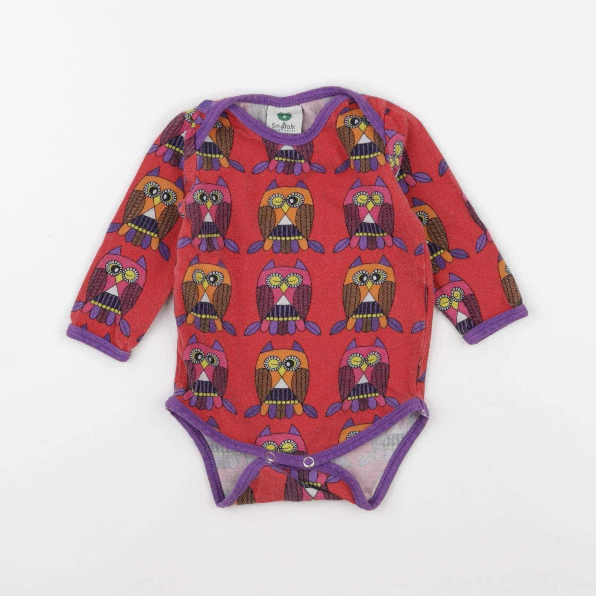 Smafolk - body multicolore - 6 mois