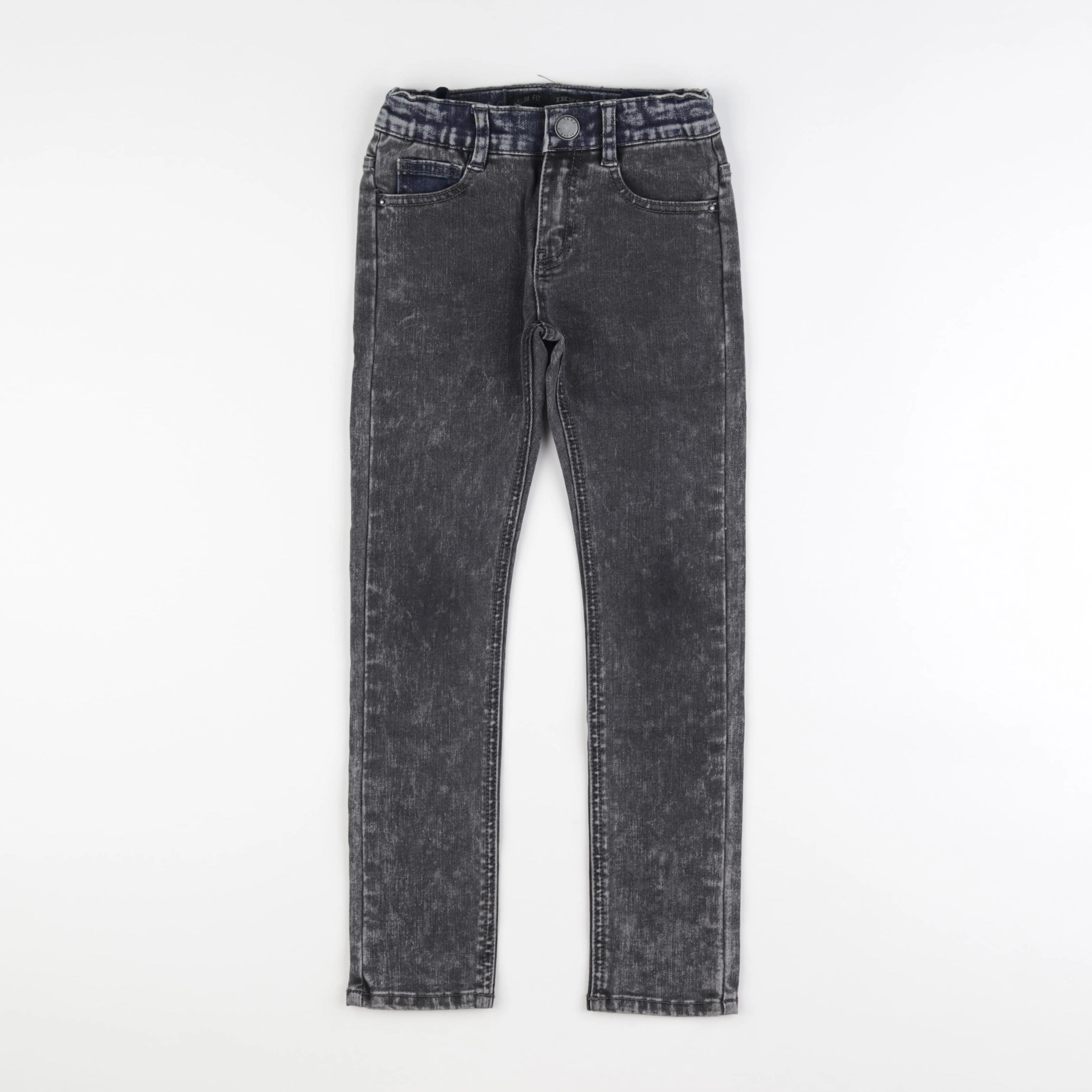 IKKS - jean gris - 7 ans
