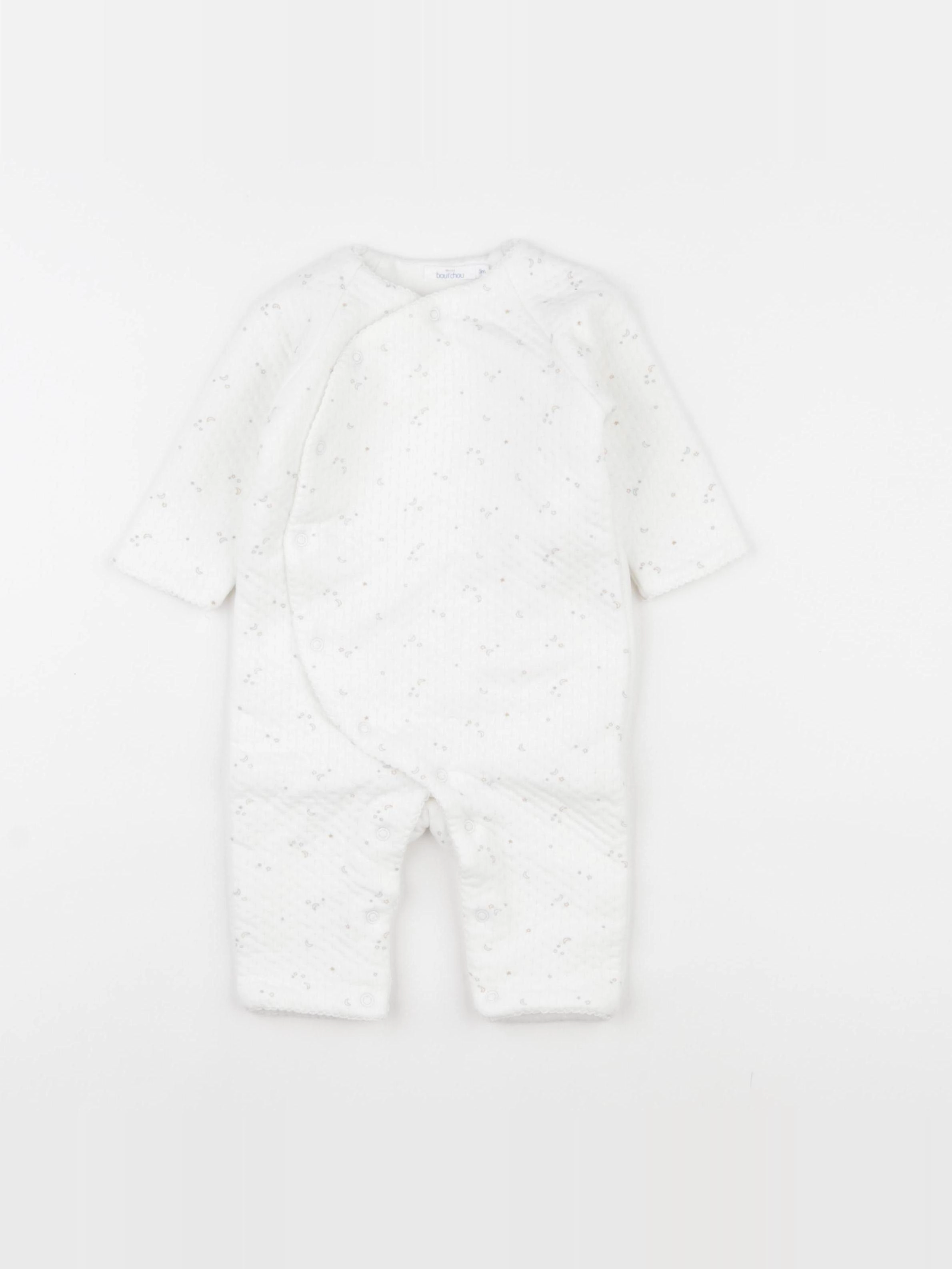 Boutchou - sur-pyjama blanc - 3 mois